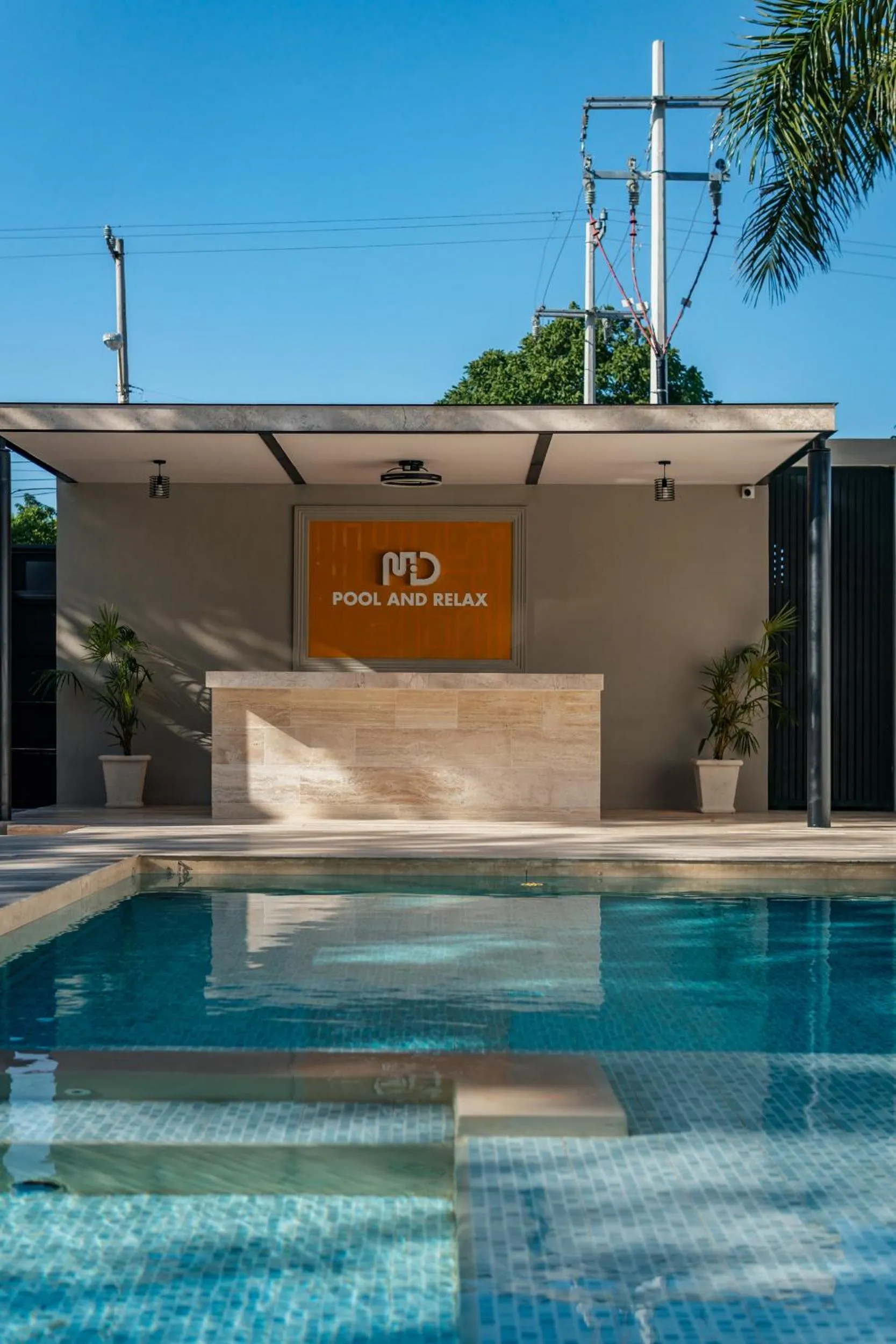 Swimming pool in Hotel MID Project