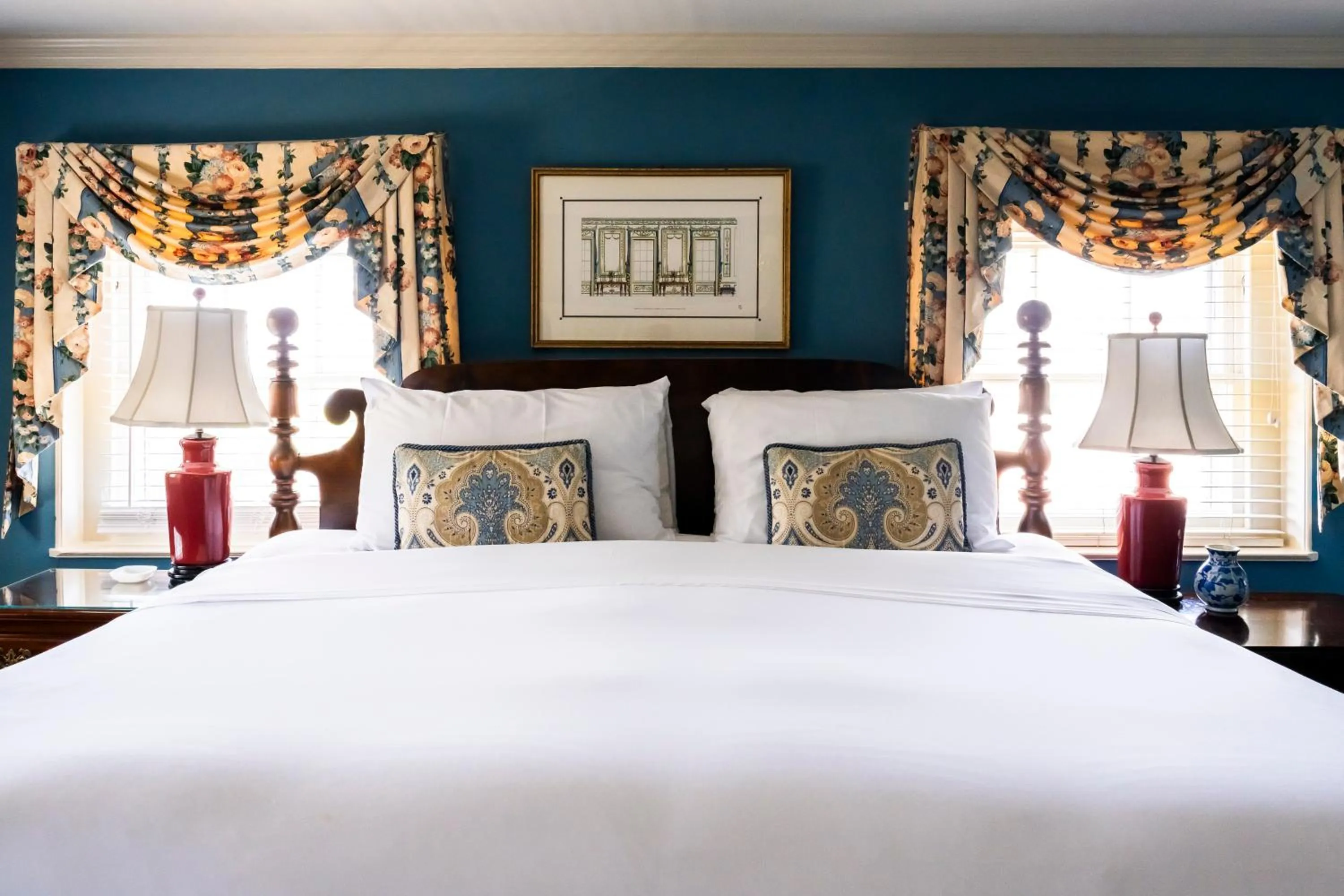 Bed in Francis Malbone House