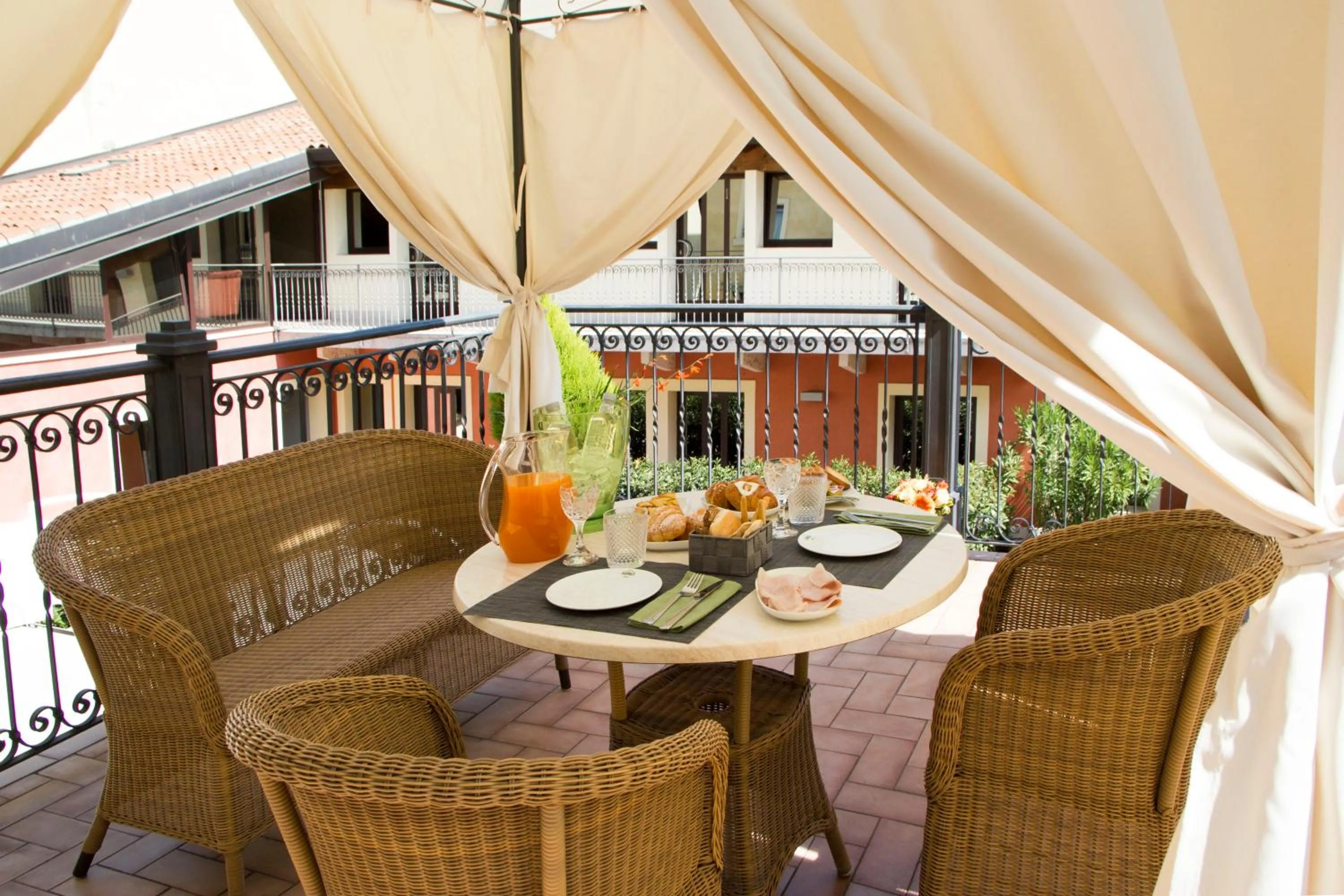 Balcony/Terrace in Hotel Fontana Verona