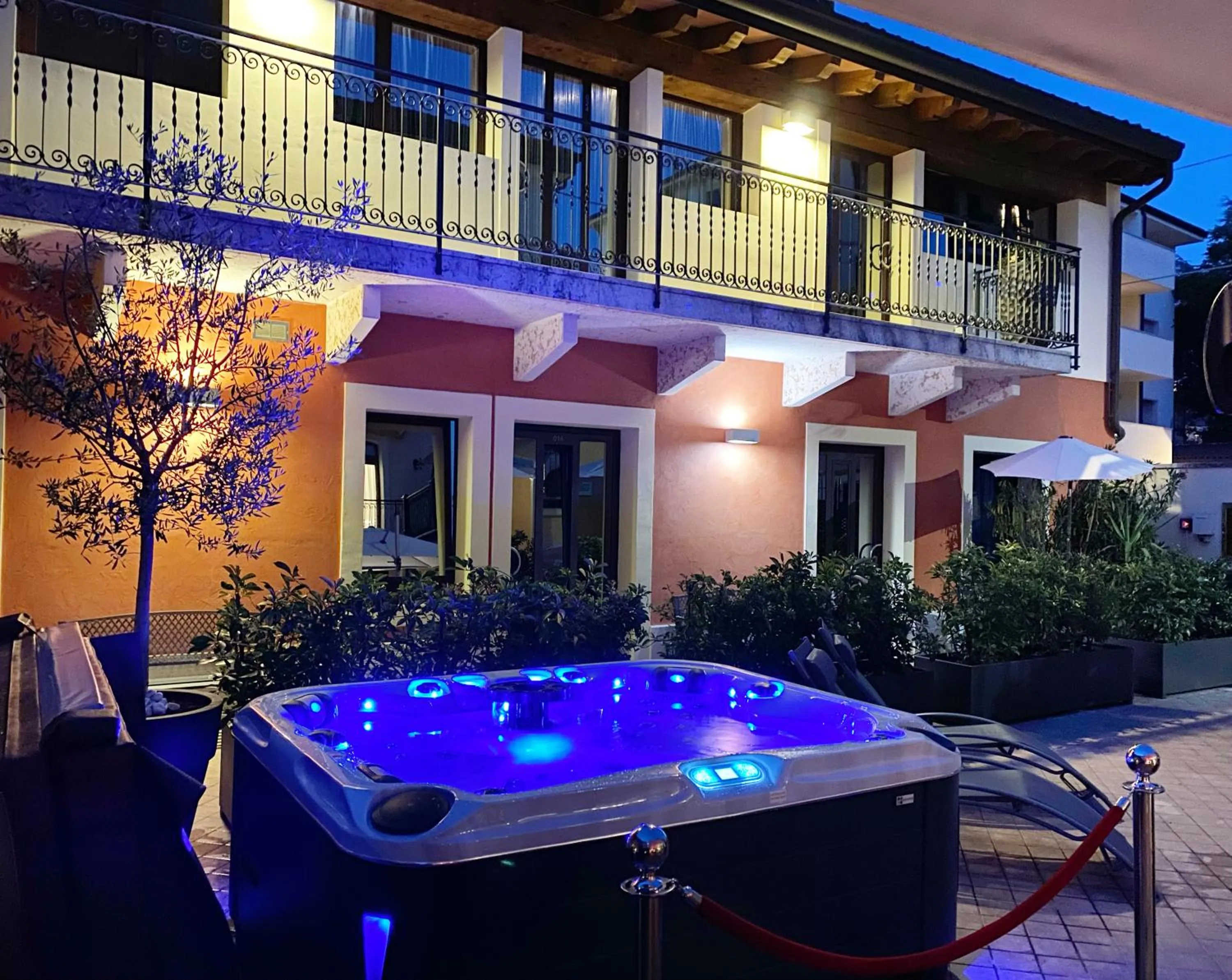 Patio in Hotel Fontana Verona