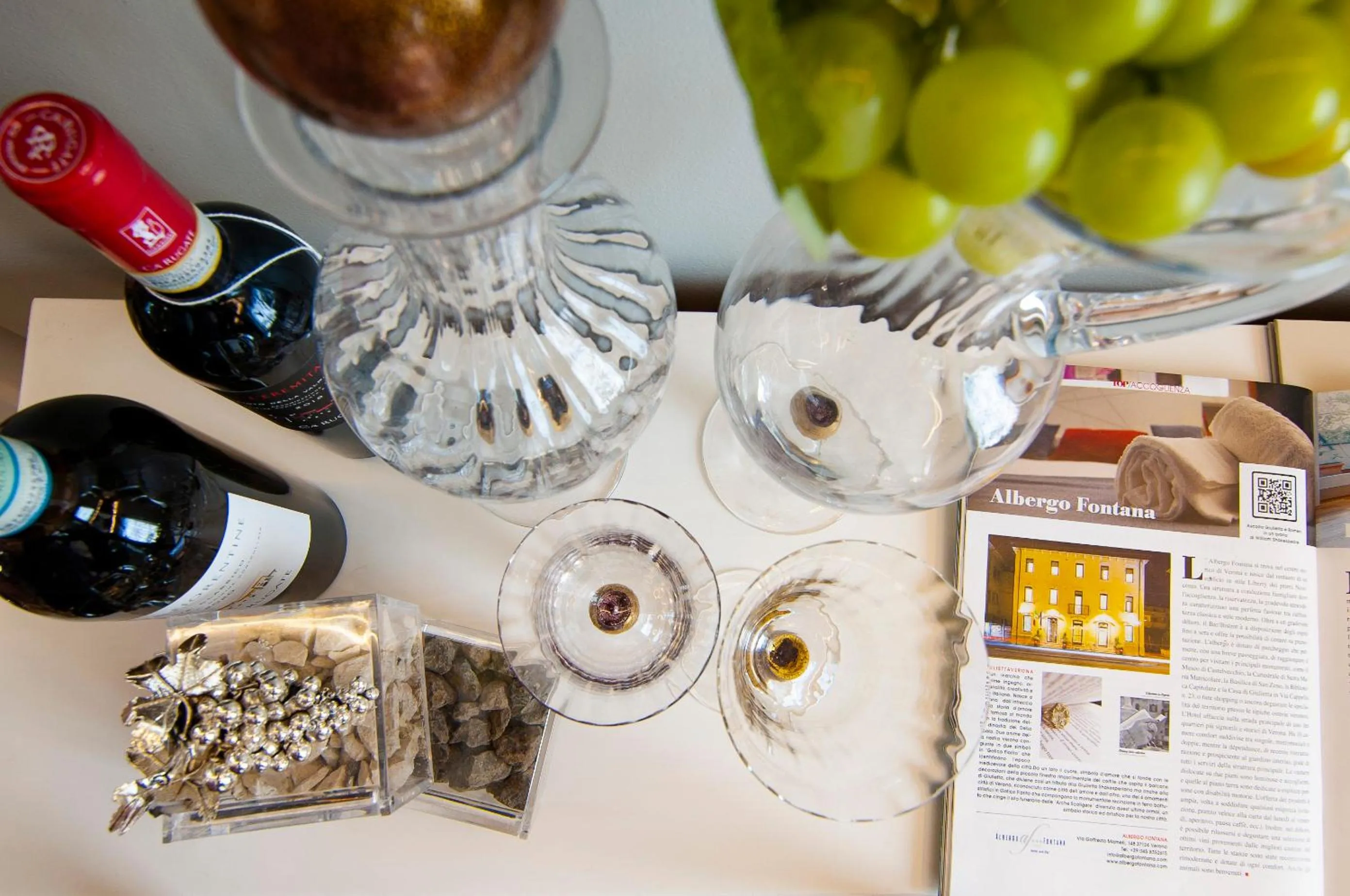 Decorative detail in Hotel Fontana Verona