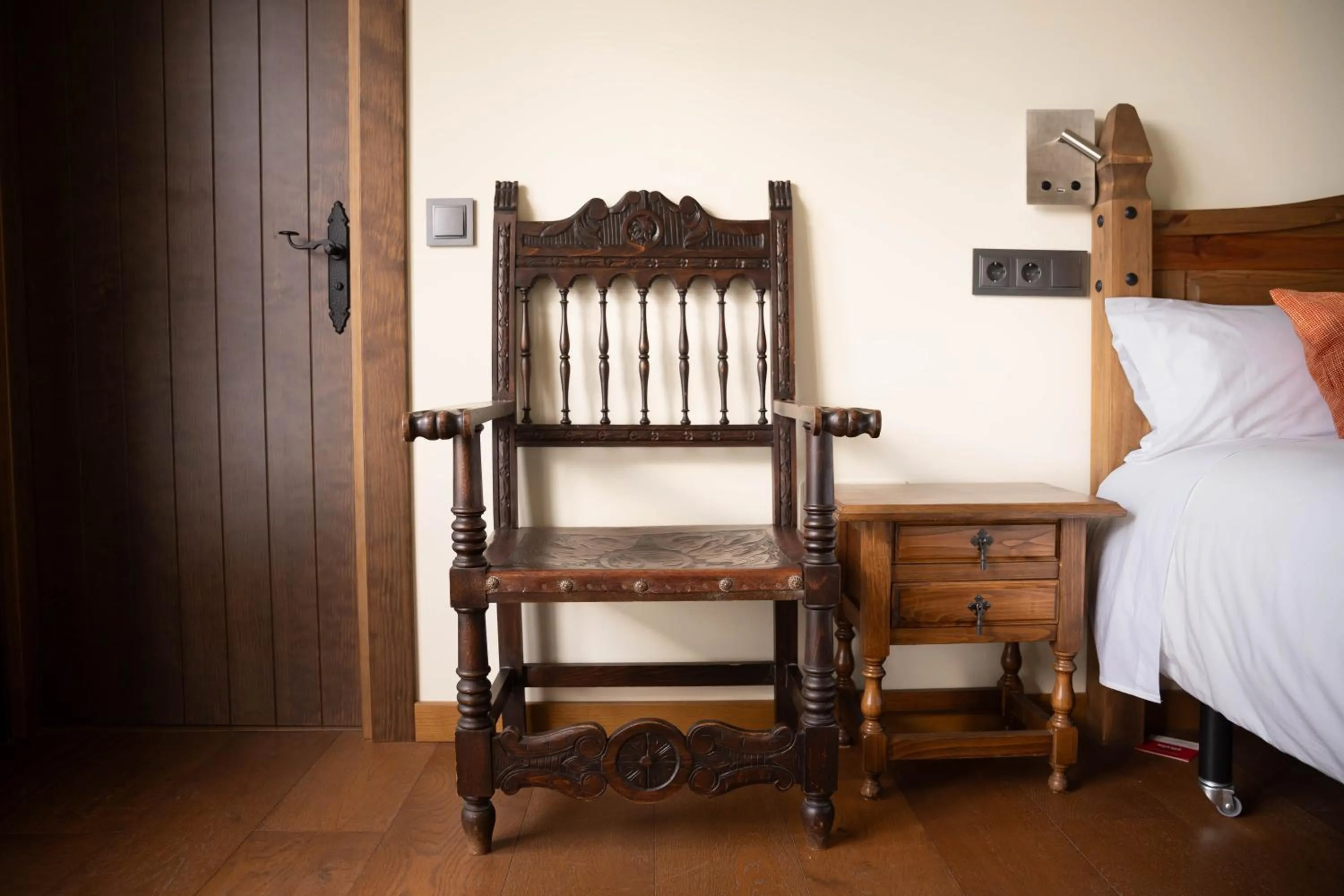 Decorative detail, Bed in HOTEL POSADA LaS RETAJAS