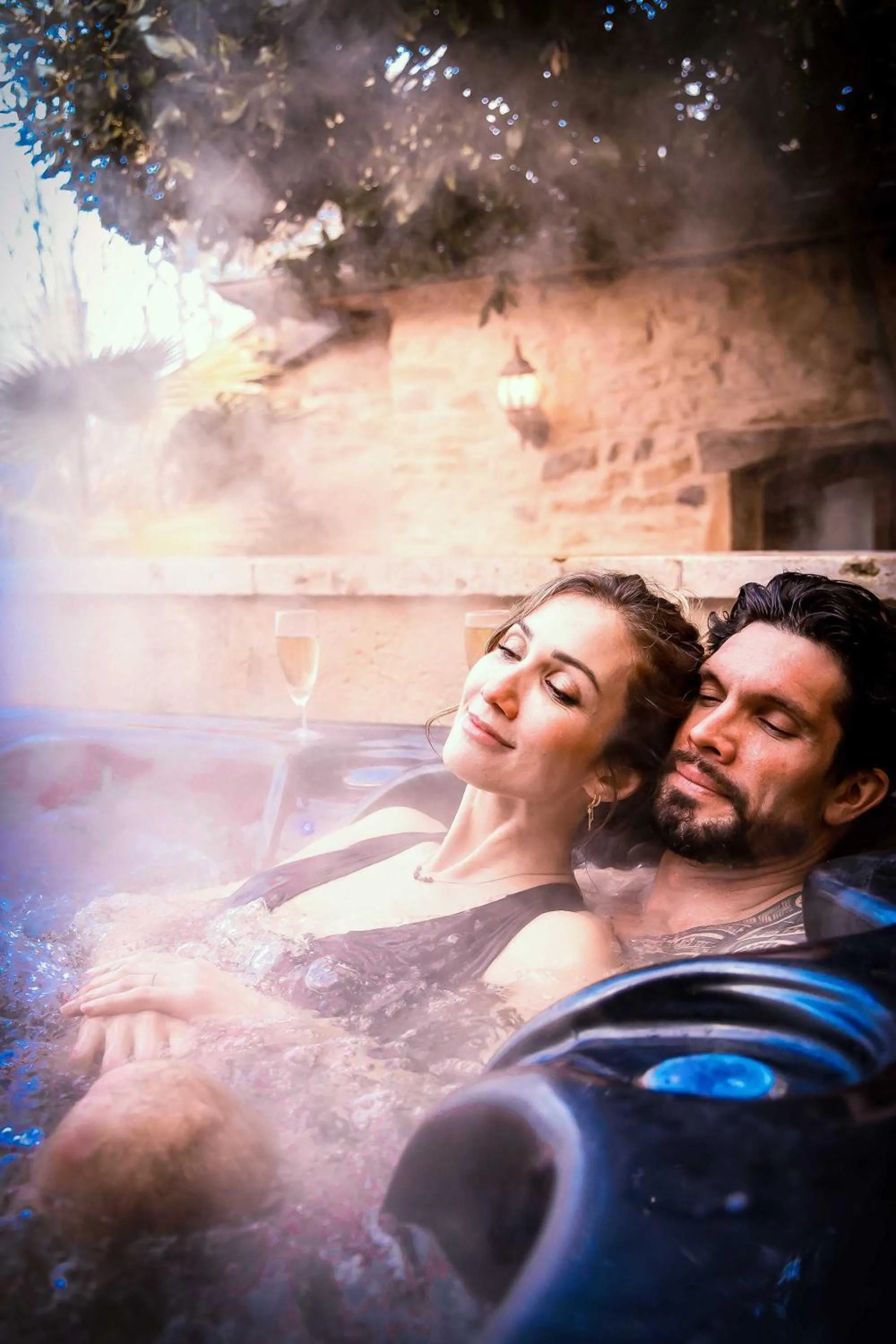 Hot Spring Bath in Le Clos Des Anges