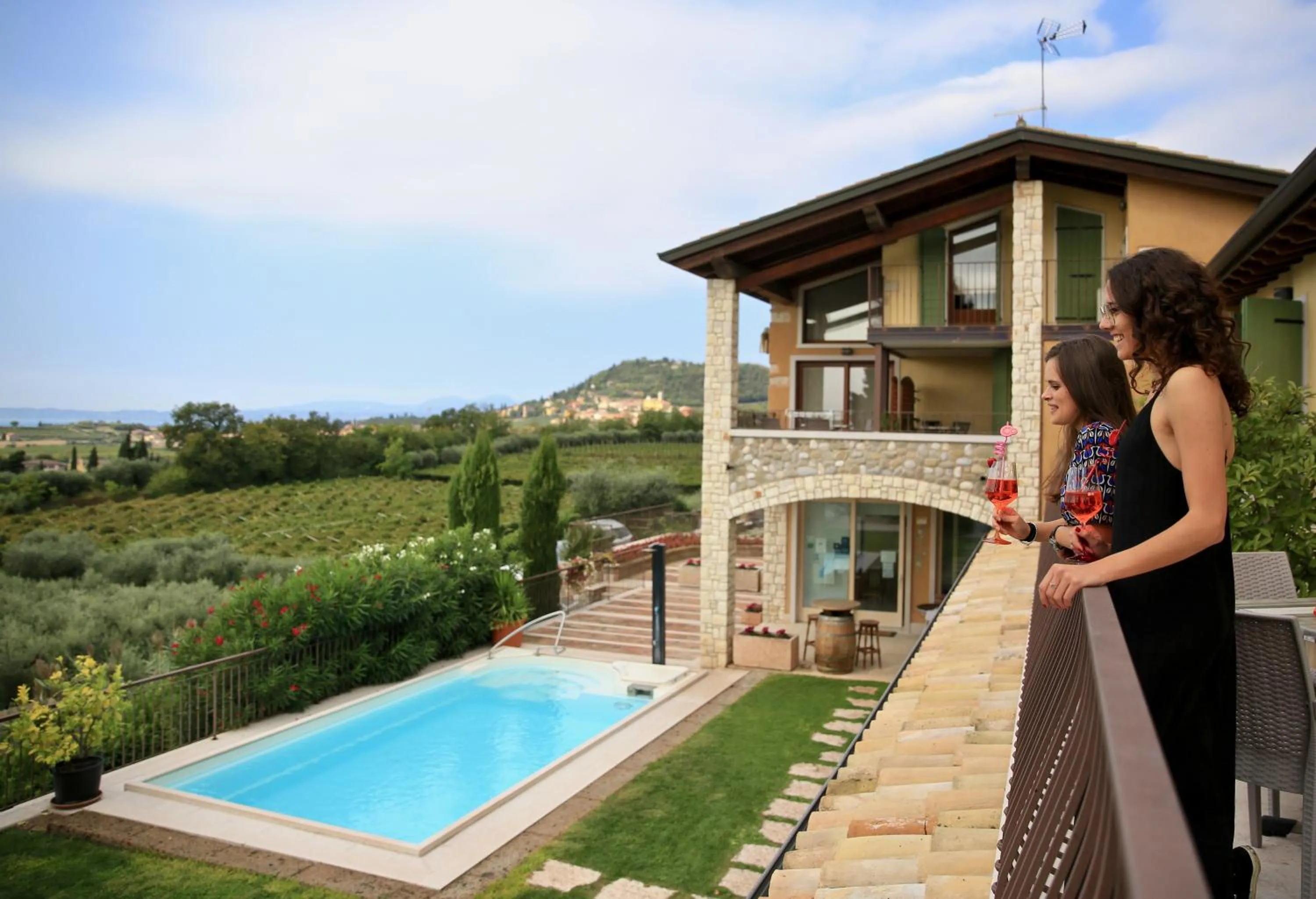 Property building in La Cipressina B&B