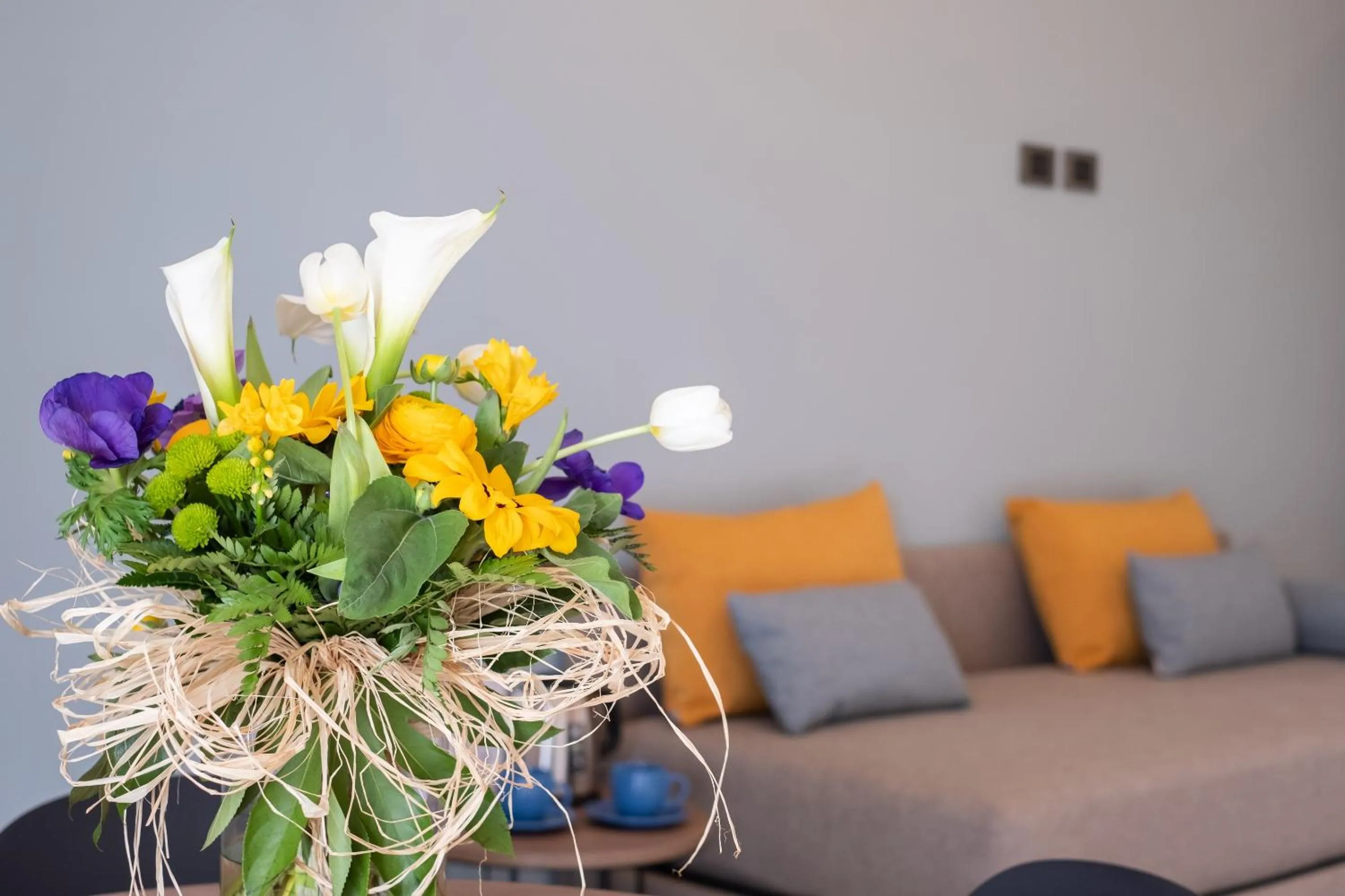 Living room in La Cipressina B&B