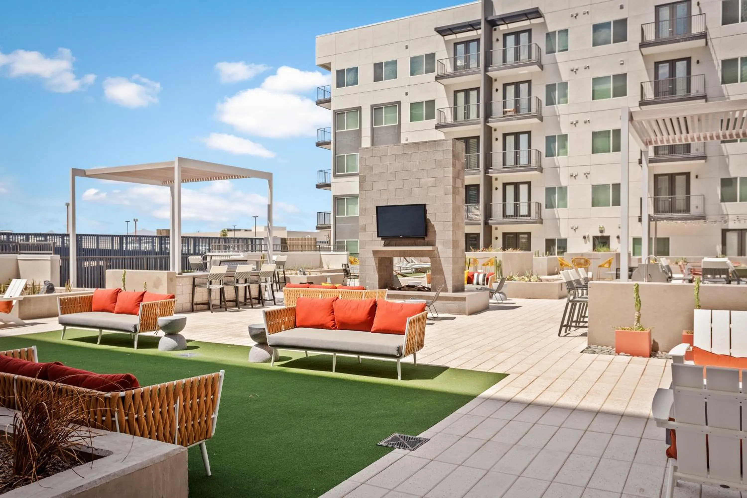 Patio in Mint House Phoenix - Midtown