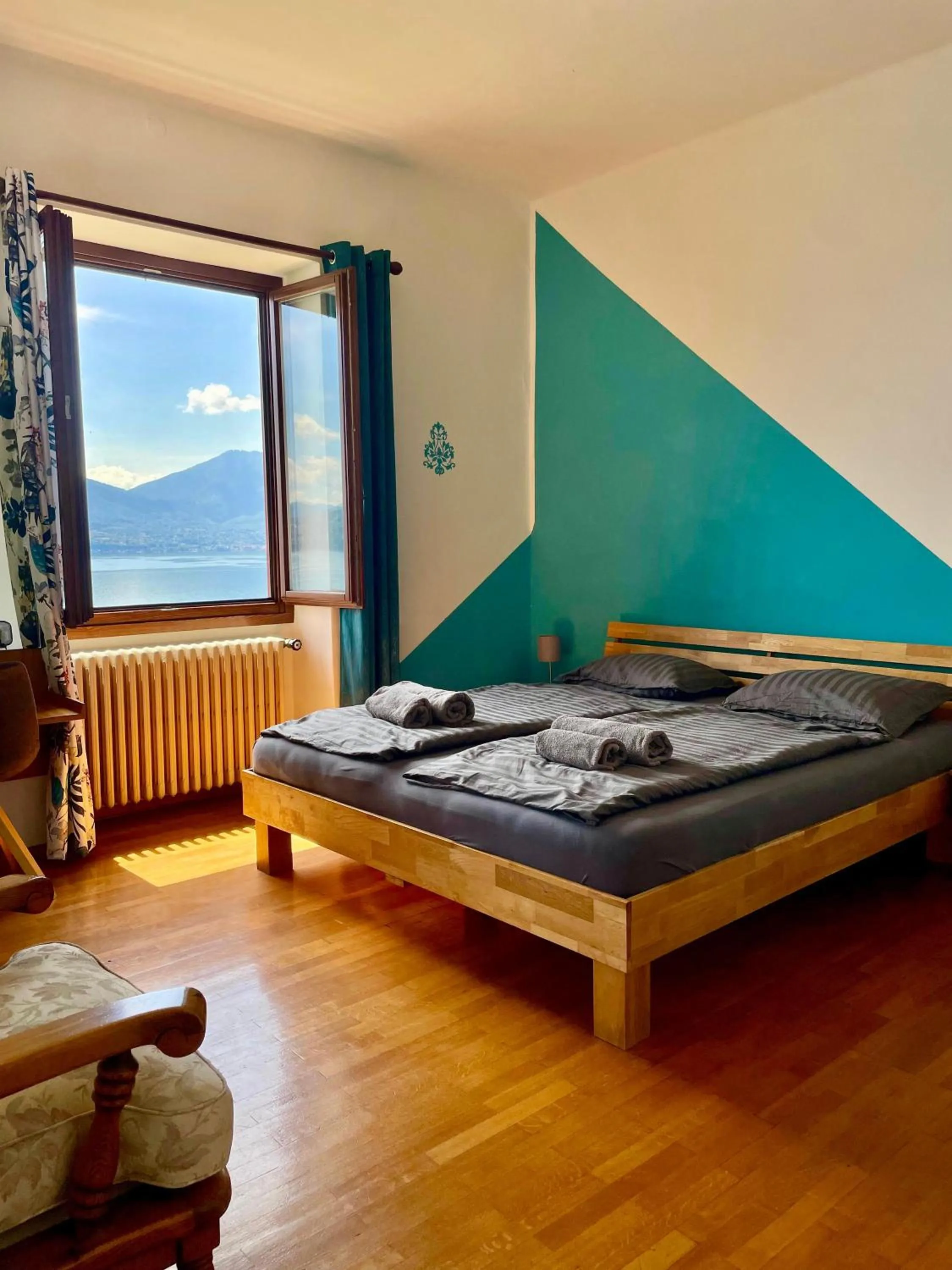 Bedroom, Bed in Villa Angelina