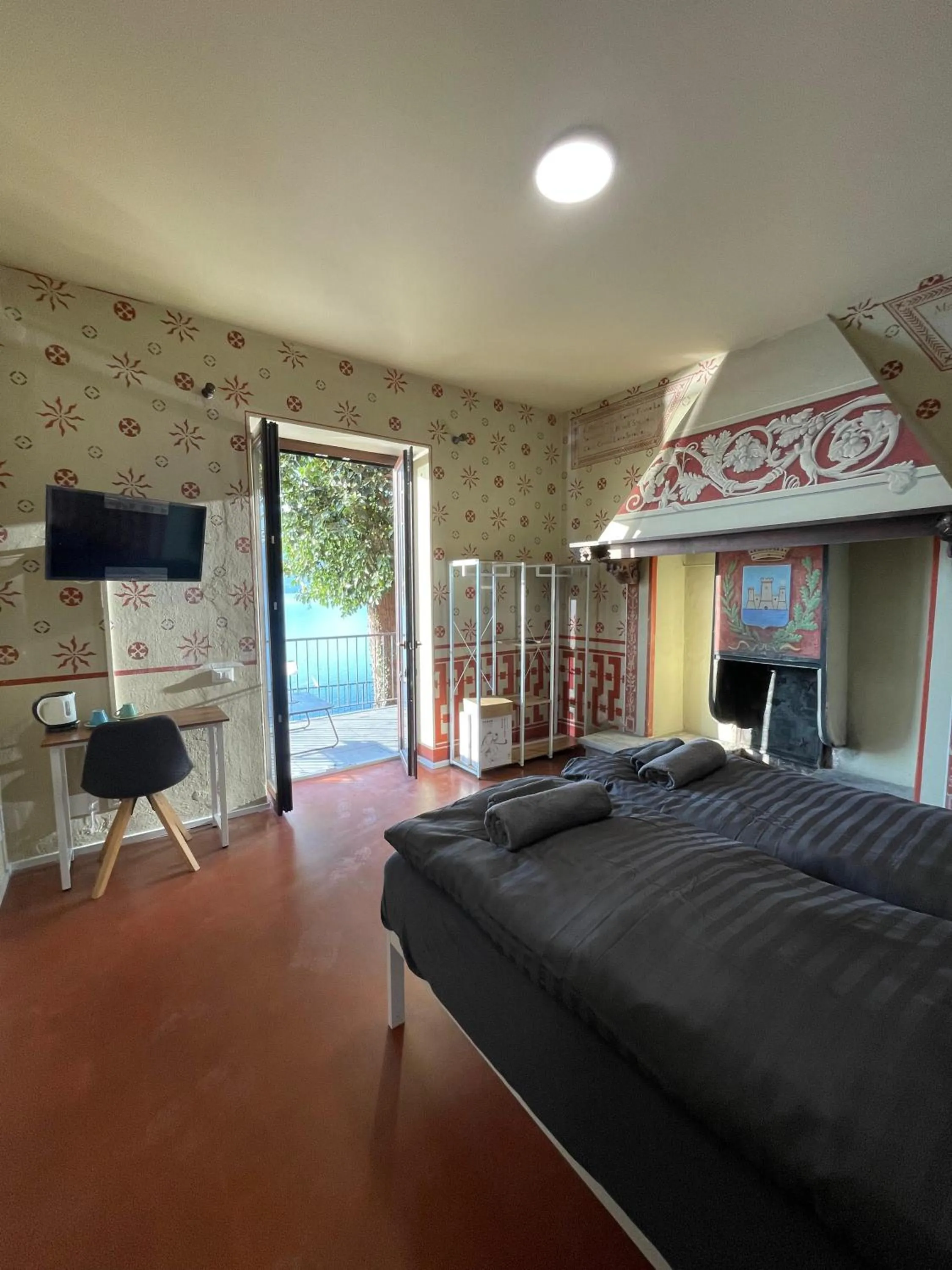 Bed in Villa Angelina