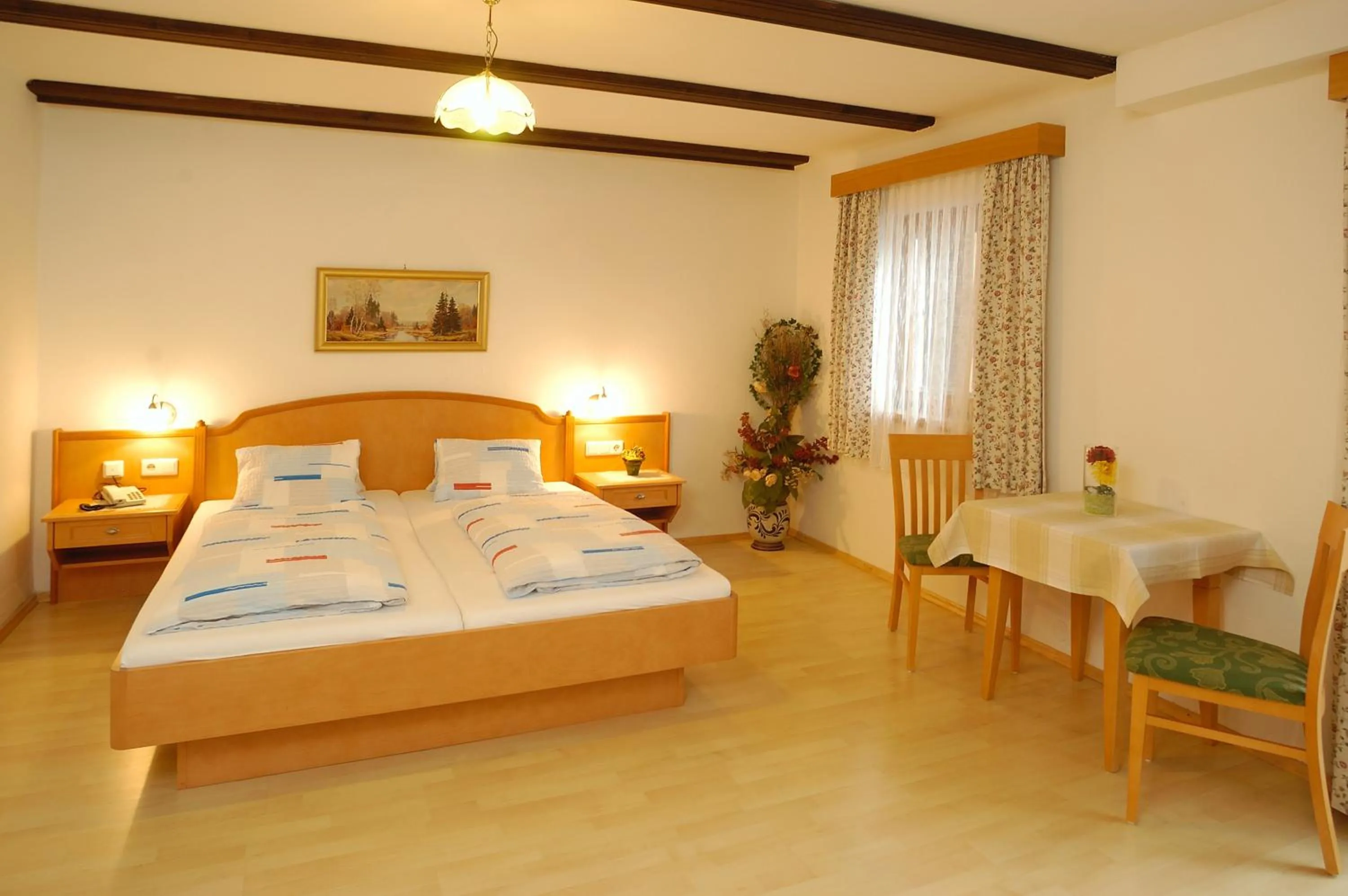 Photo of the whole room, Bed in Landgasthof Seisenbergklamm