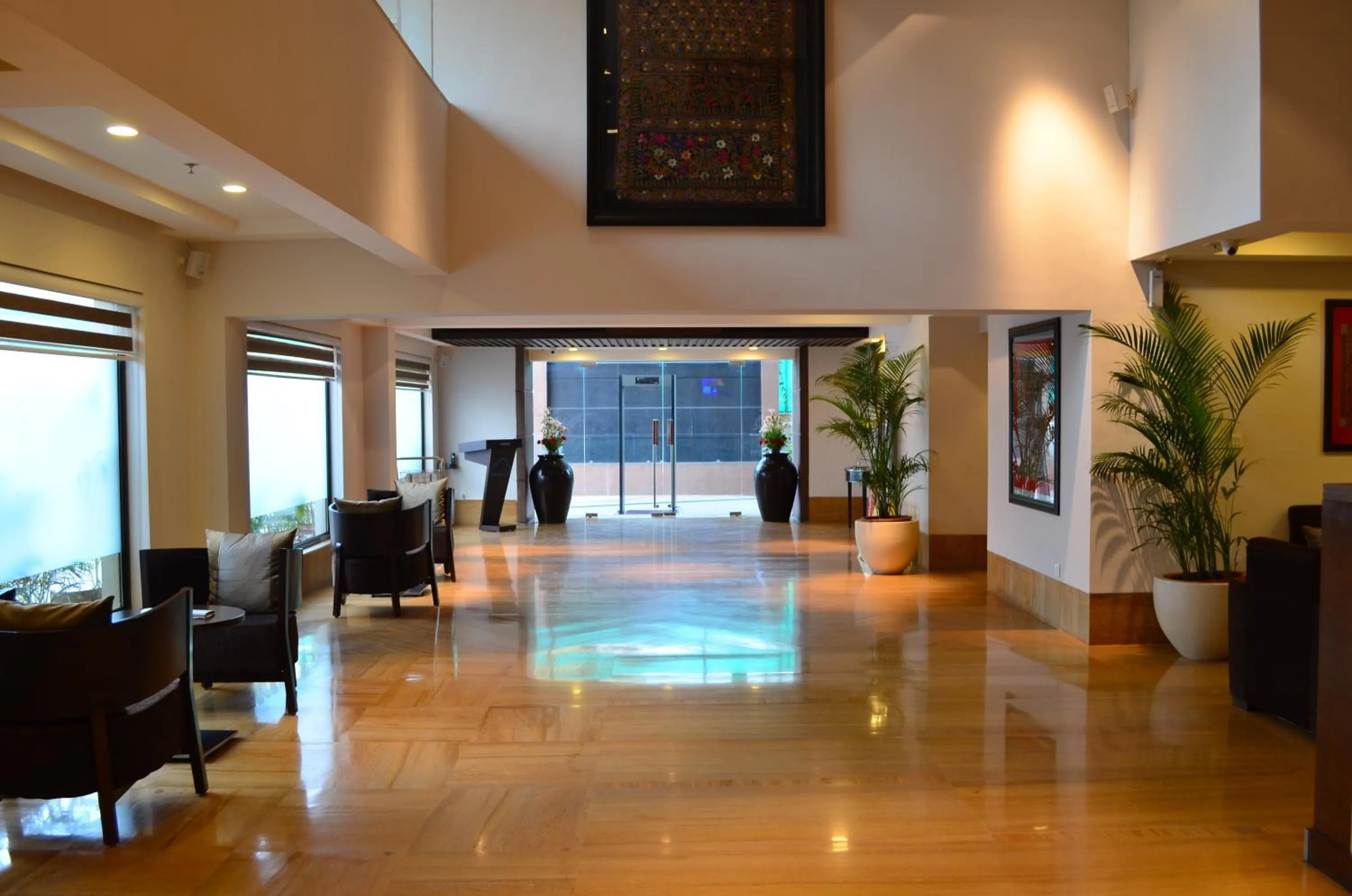 Lobby or reception in The Cloud Hotel