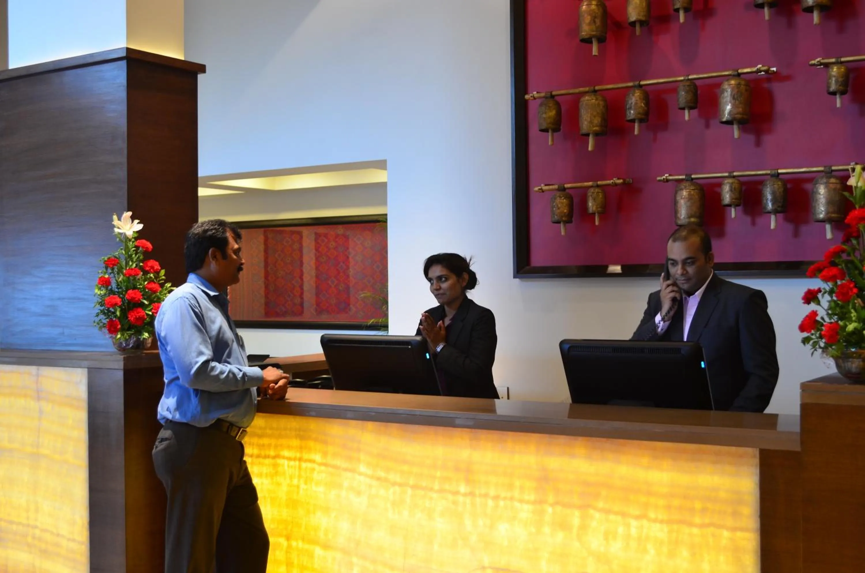 Lobby or reception in The Cloud Hotel