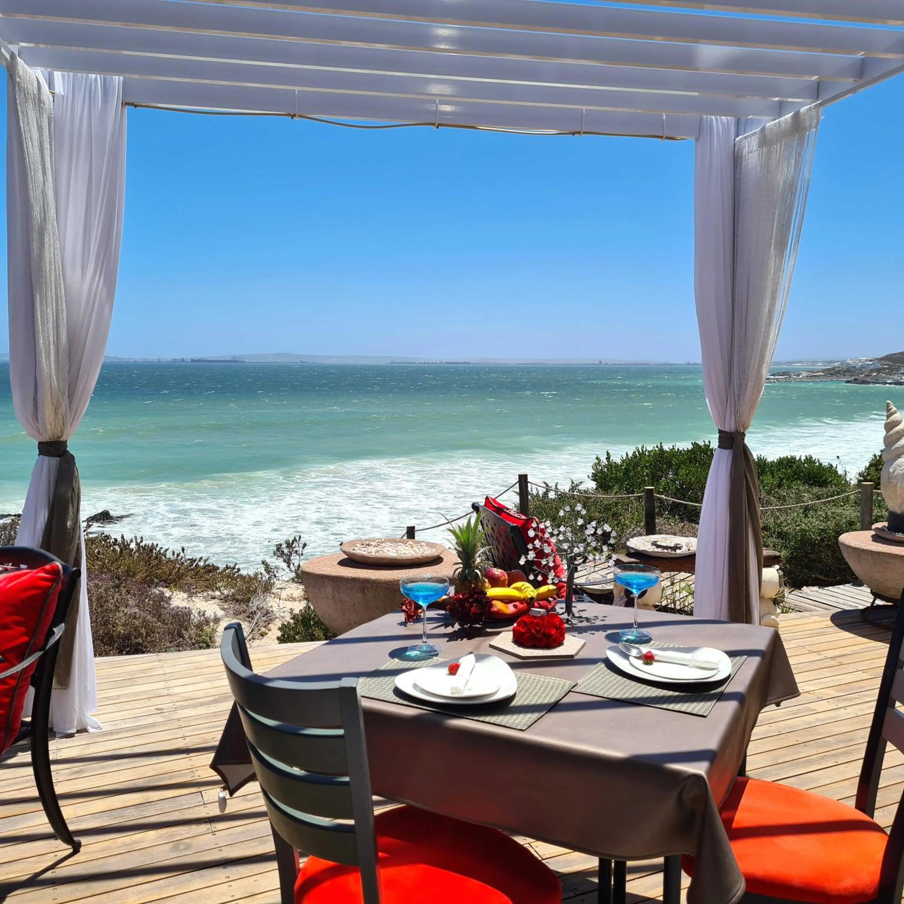 Patio in Crystal Lagoon Lodge
