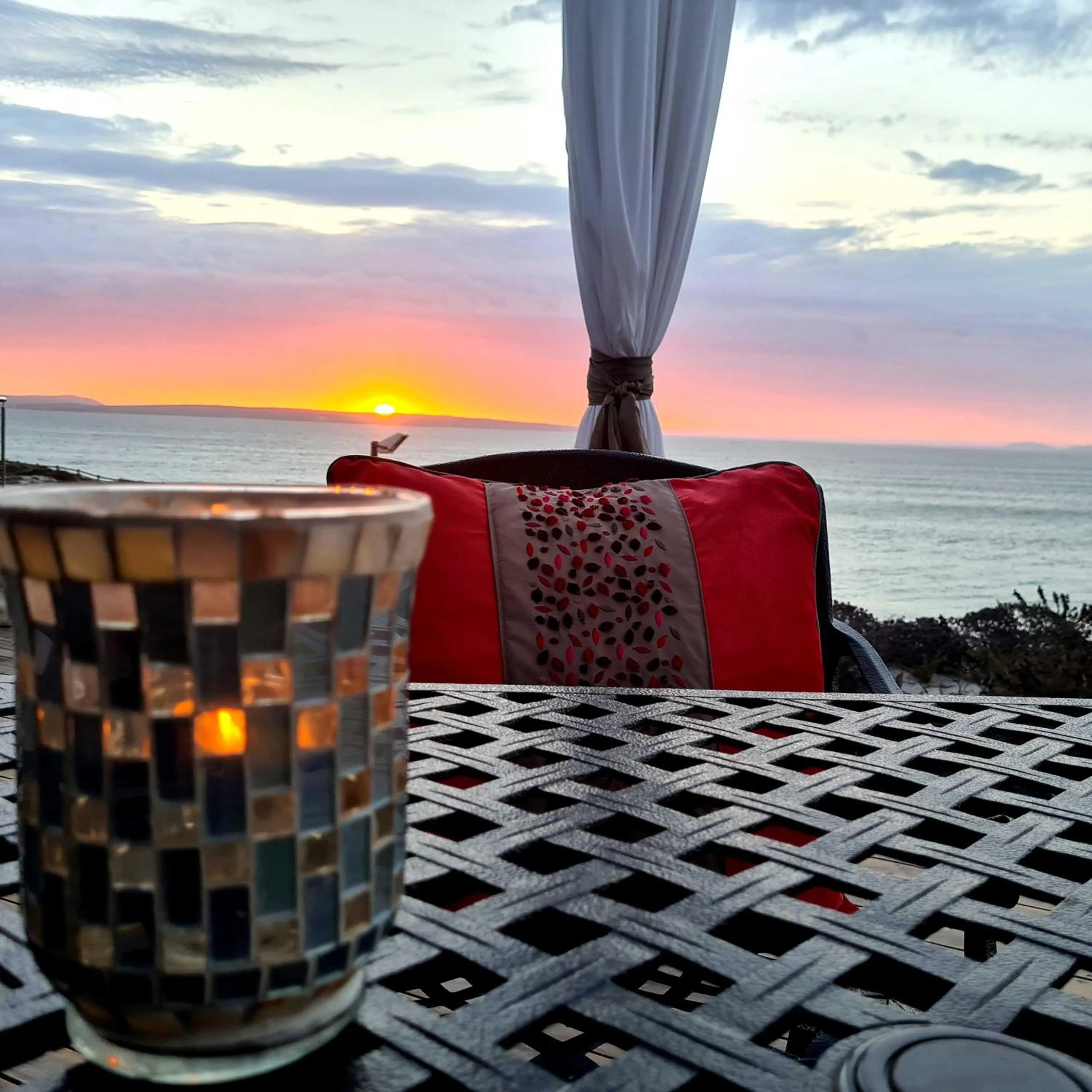 Patio in Crystal Lagoon Lodge