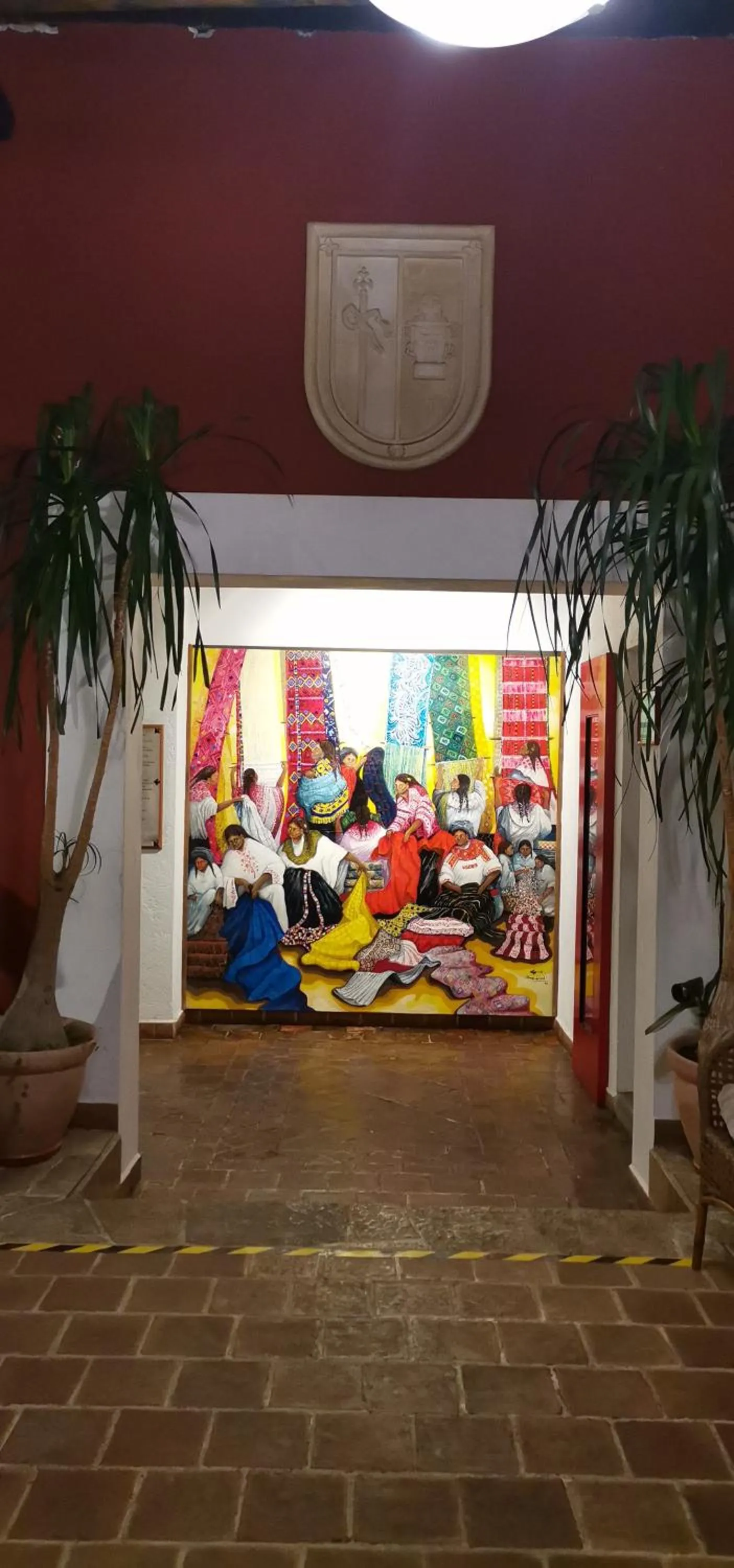 Lobby or reception in Posada Real de Chiapas