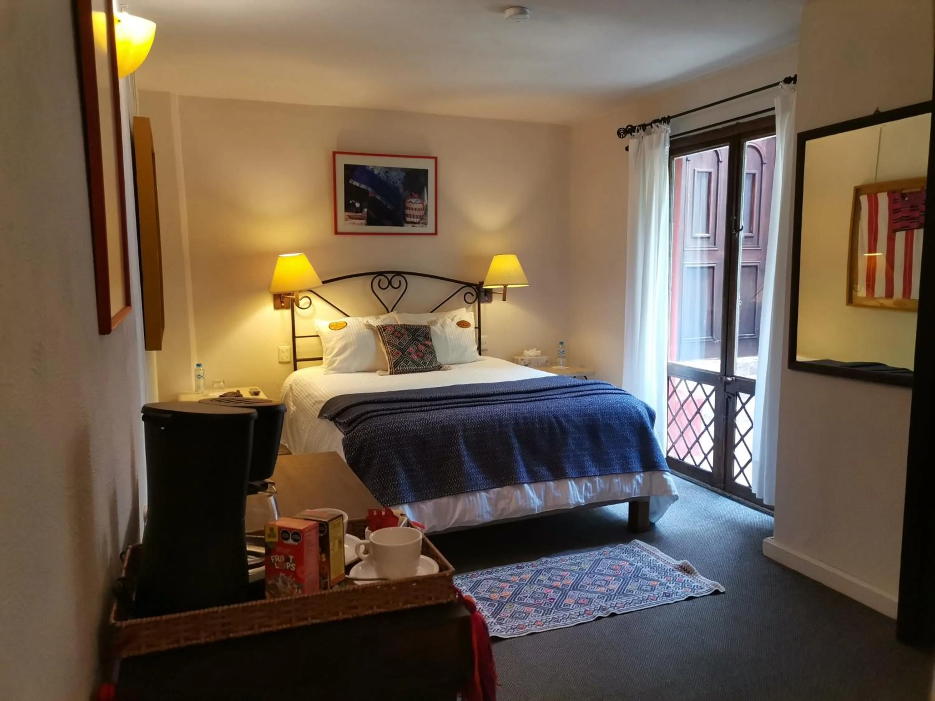 Bed in Posada Real de Chiapas