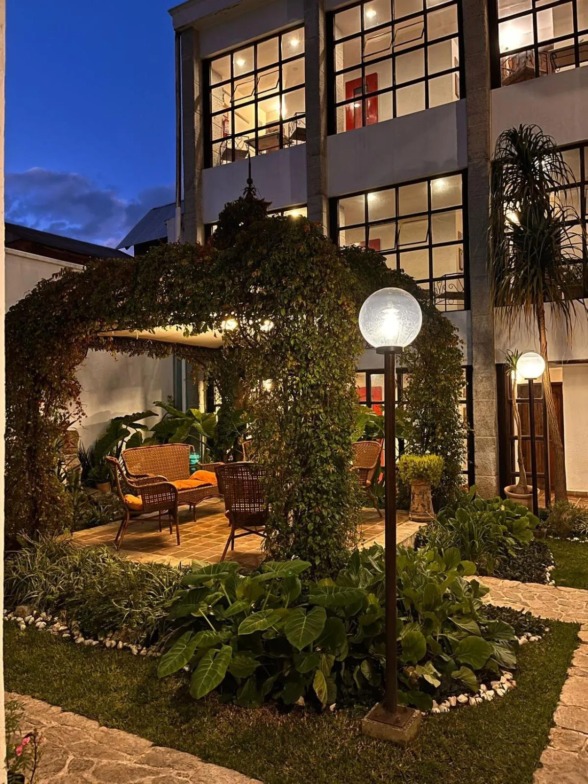 Garden in Posada Real de Chiapas