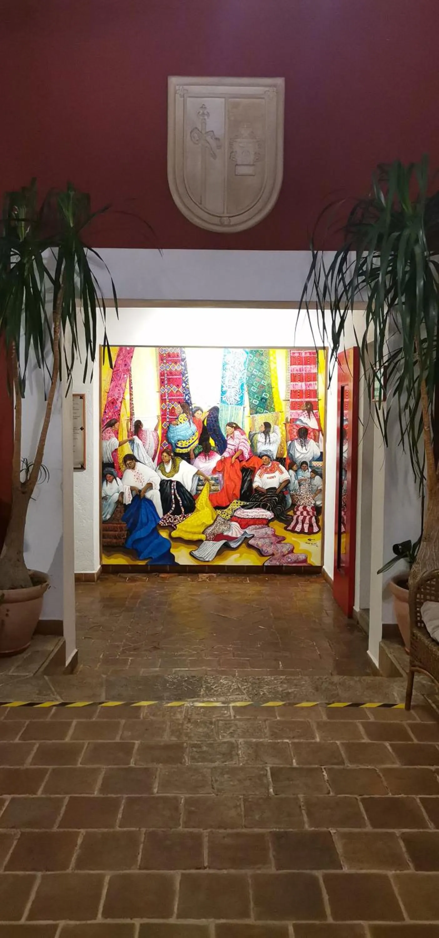 Living room in Posada Real de Chiapas