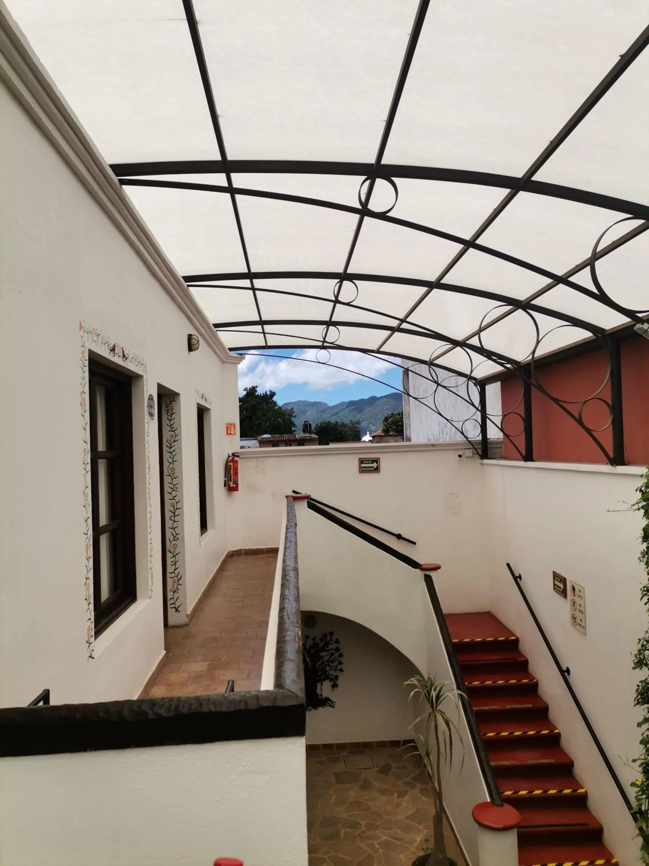 Garden view in Mision Grand San Cristobal de las Casas