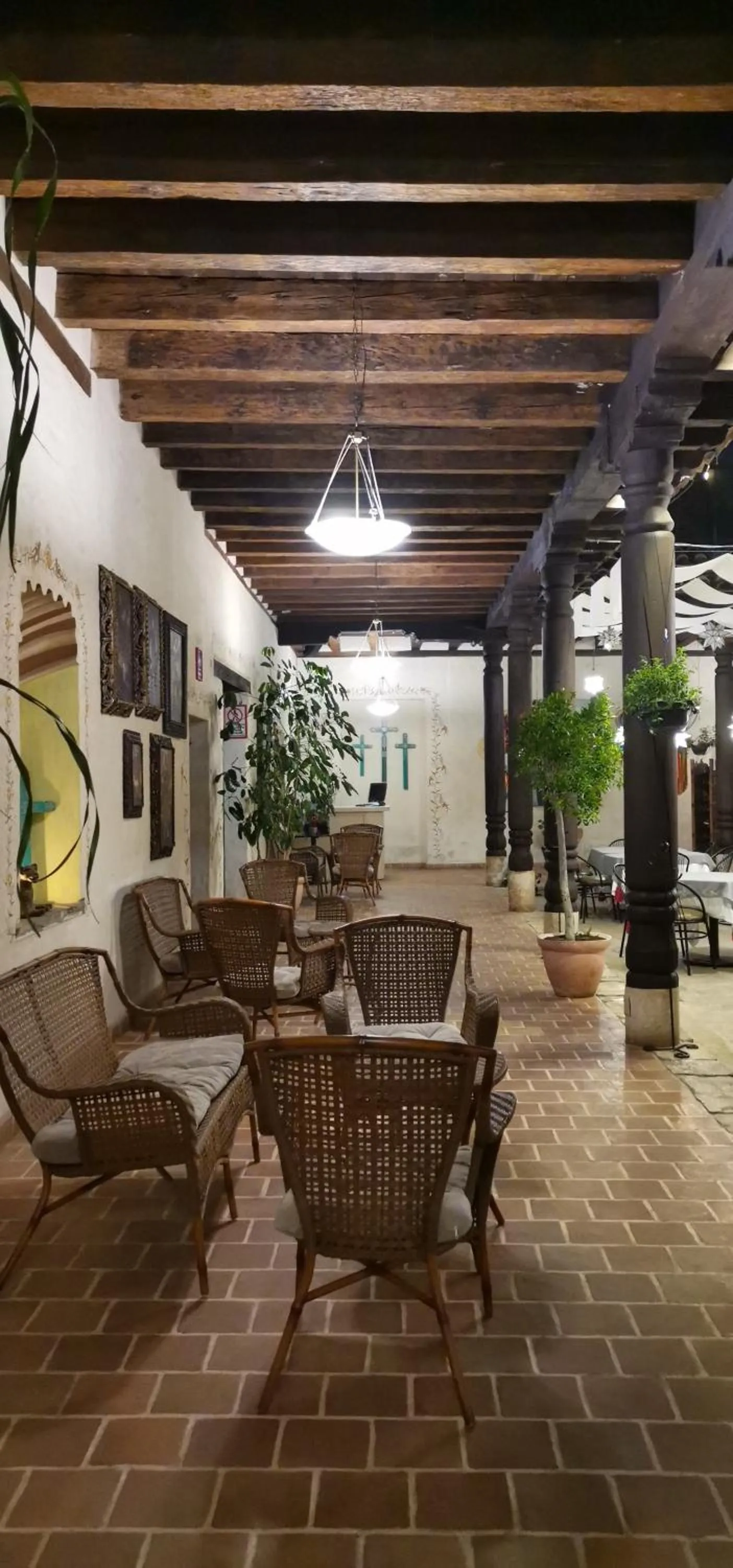 Living room in Posada Real de Chiapas