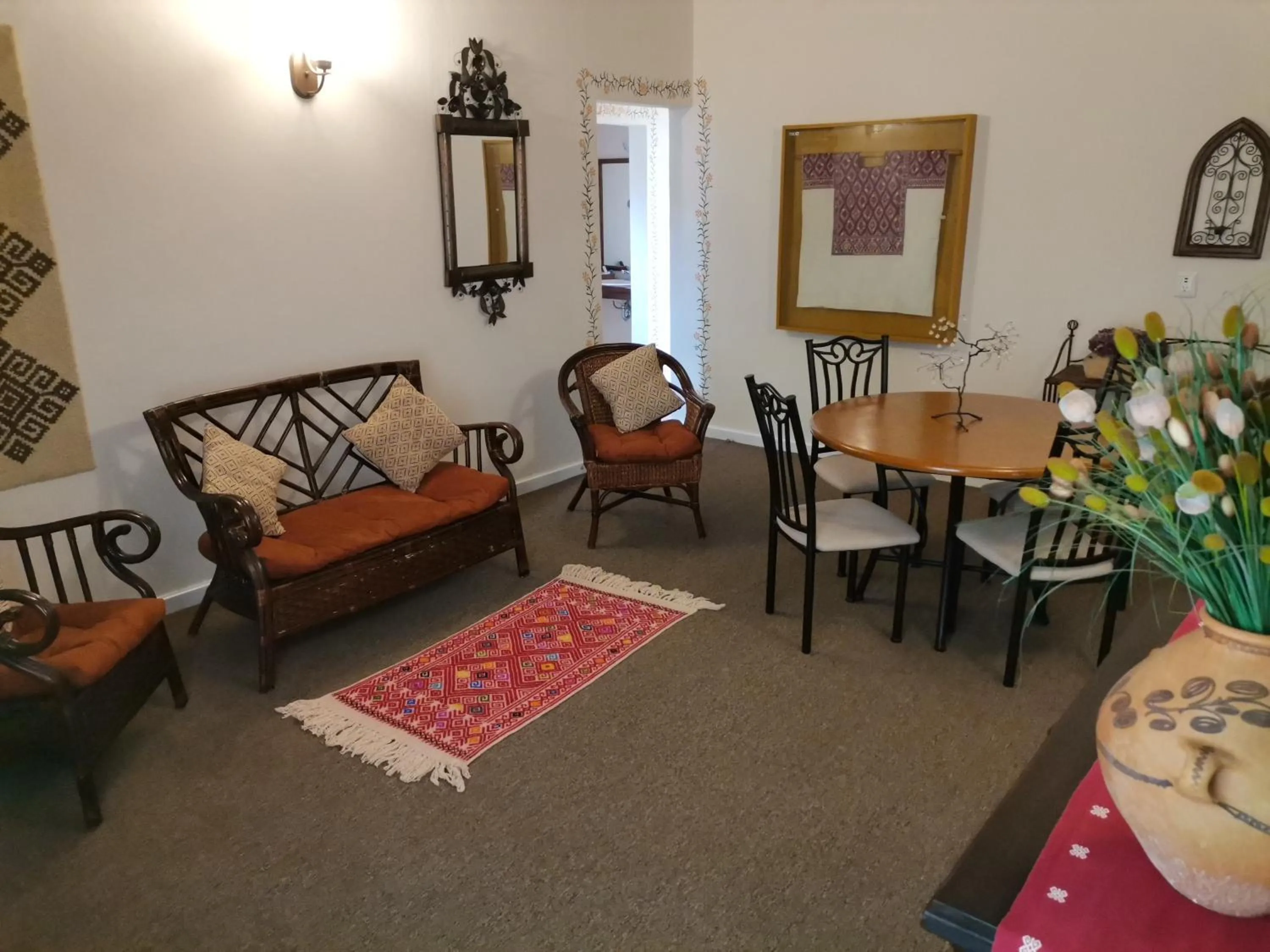 Living room in Posada Real de Chiapas