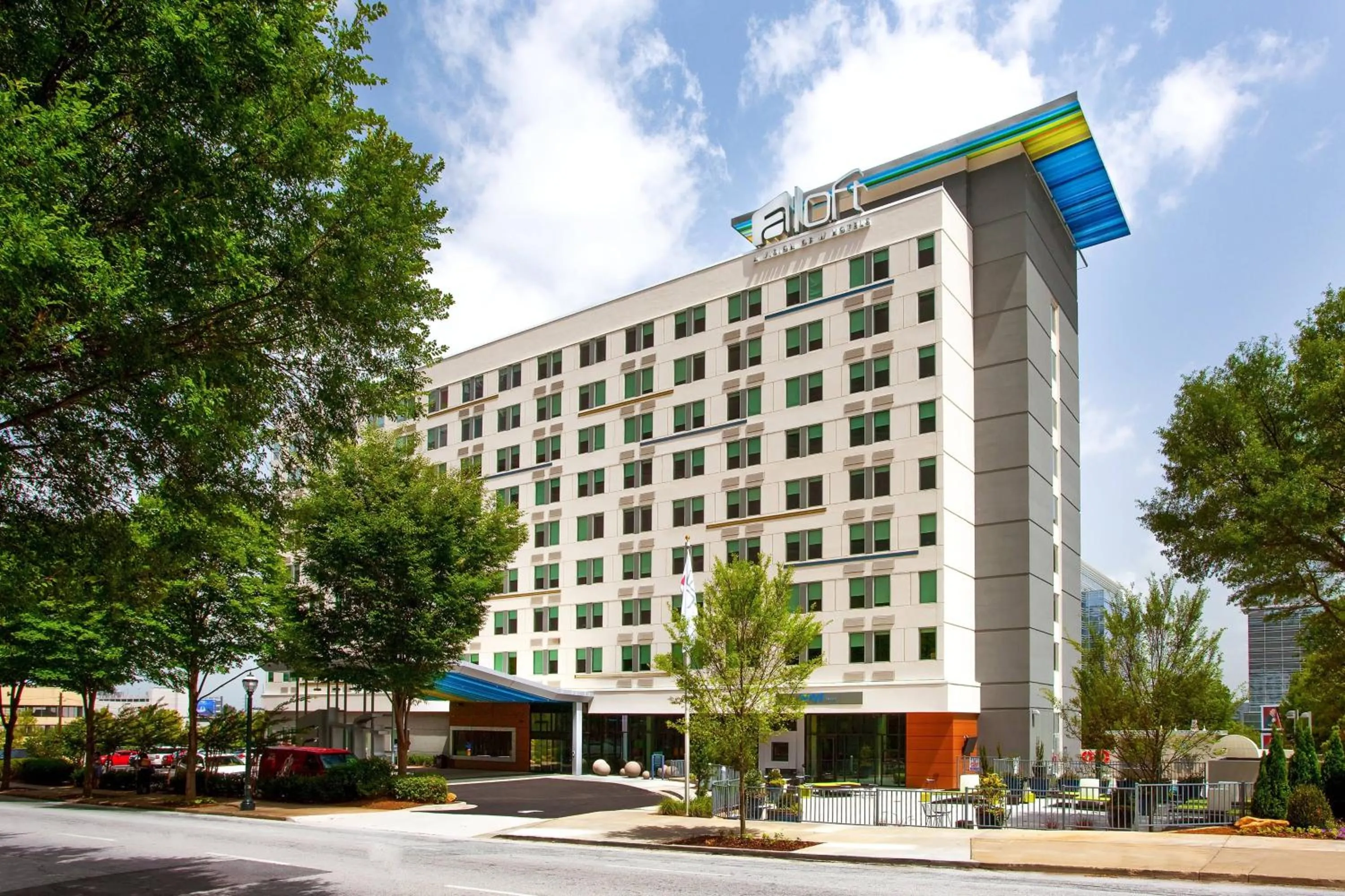 Property building in Aloft Atlanta Downtown