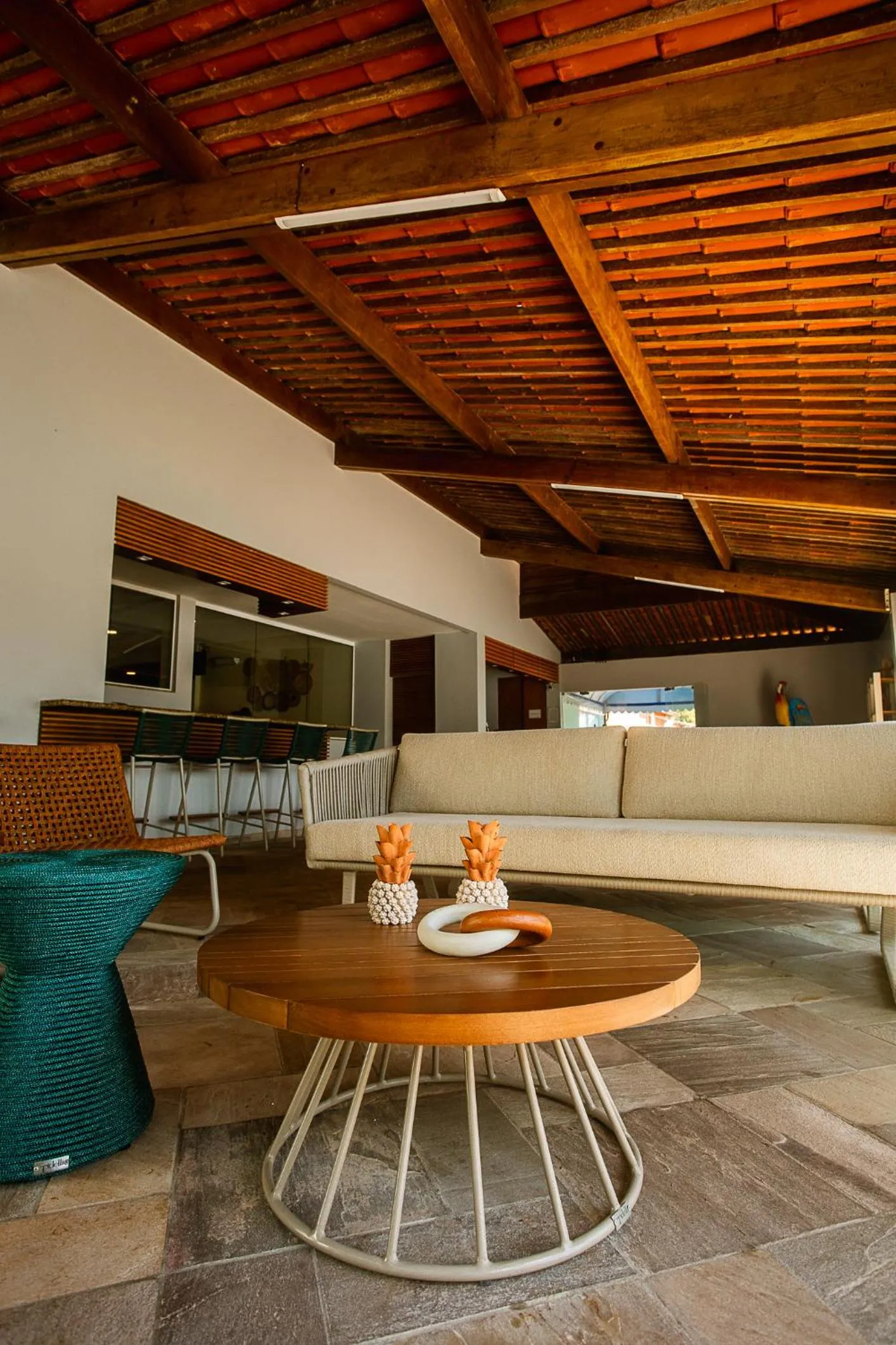 Living room in Baía Branca Beach Resort