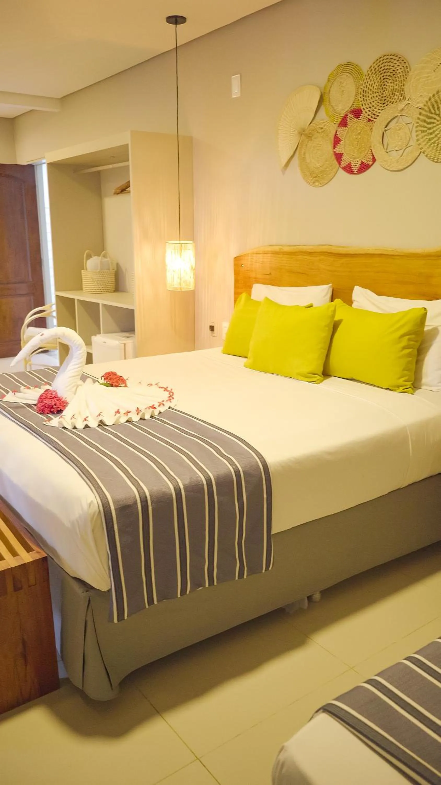 Bed in Baía Branca Beach Resort