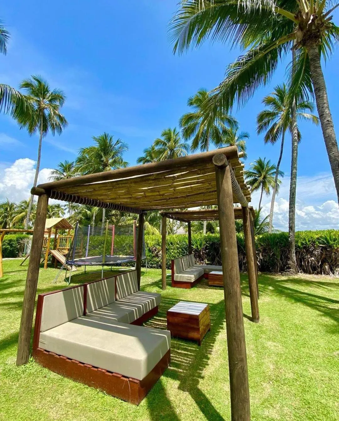 sunbed in Baía Branca Beach Resort