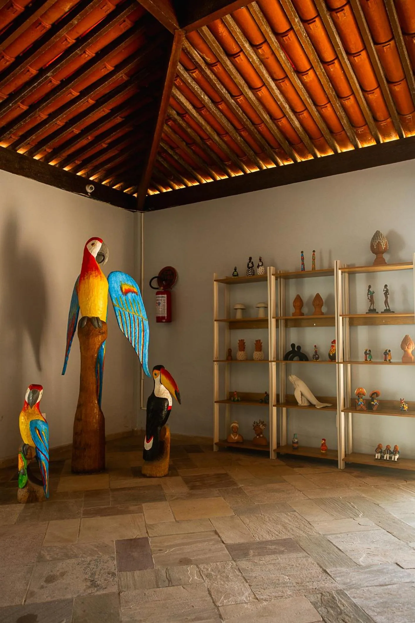 Seating area in Baía Branca Beach Resort