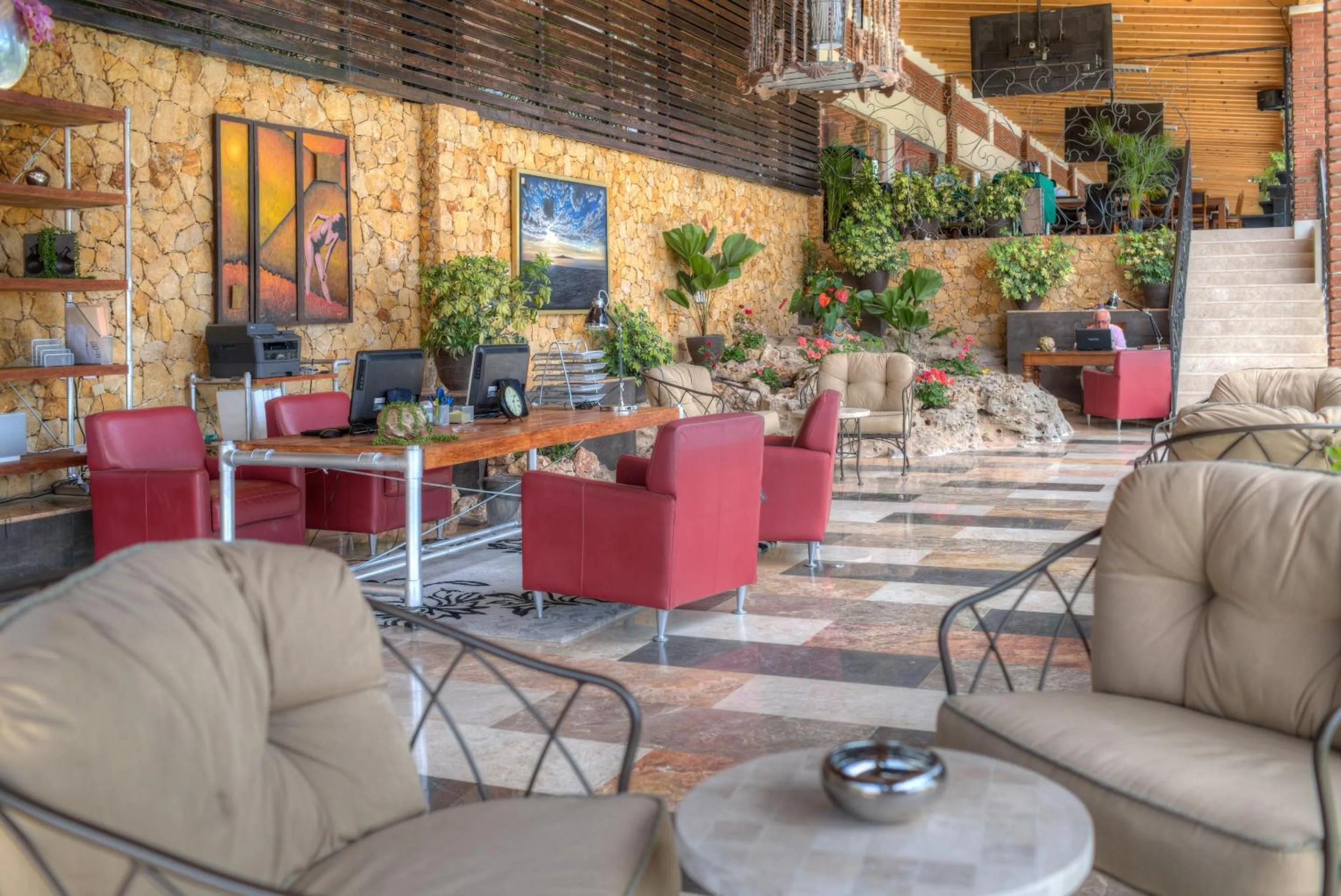 Lobby or reception in Hotel Boutique Matea