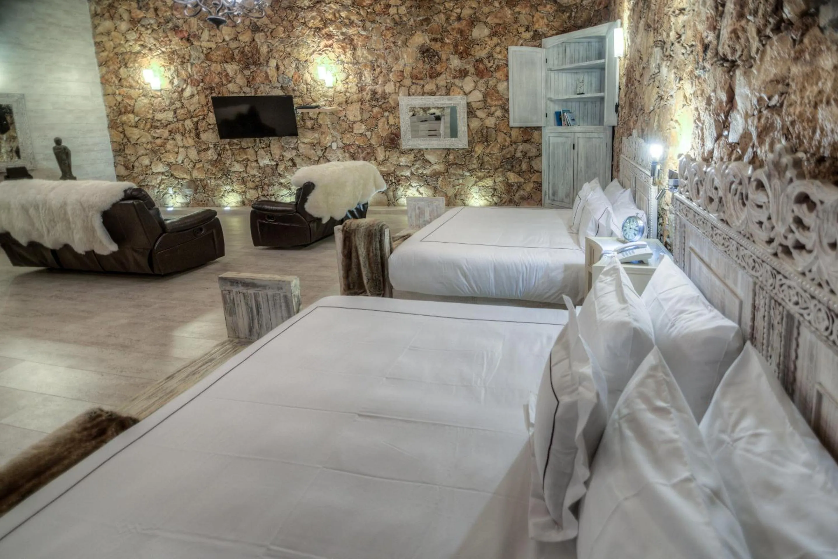 Bed in Hotel Boutique Matea