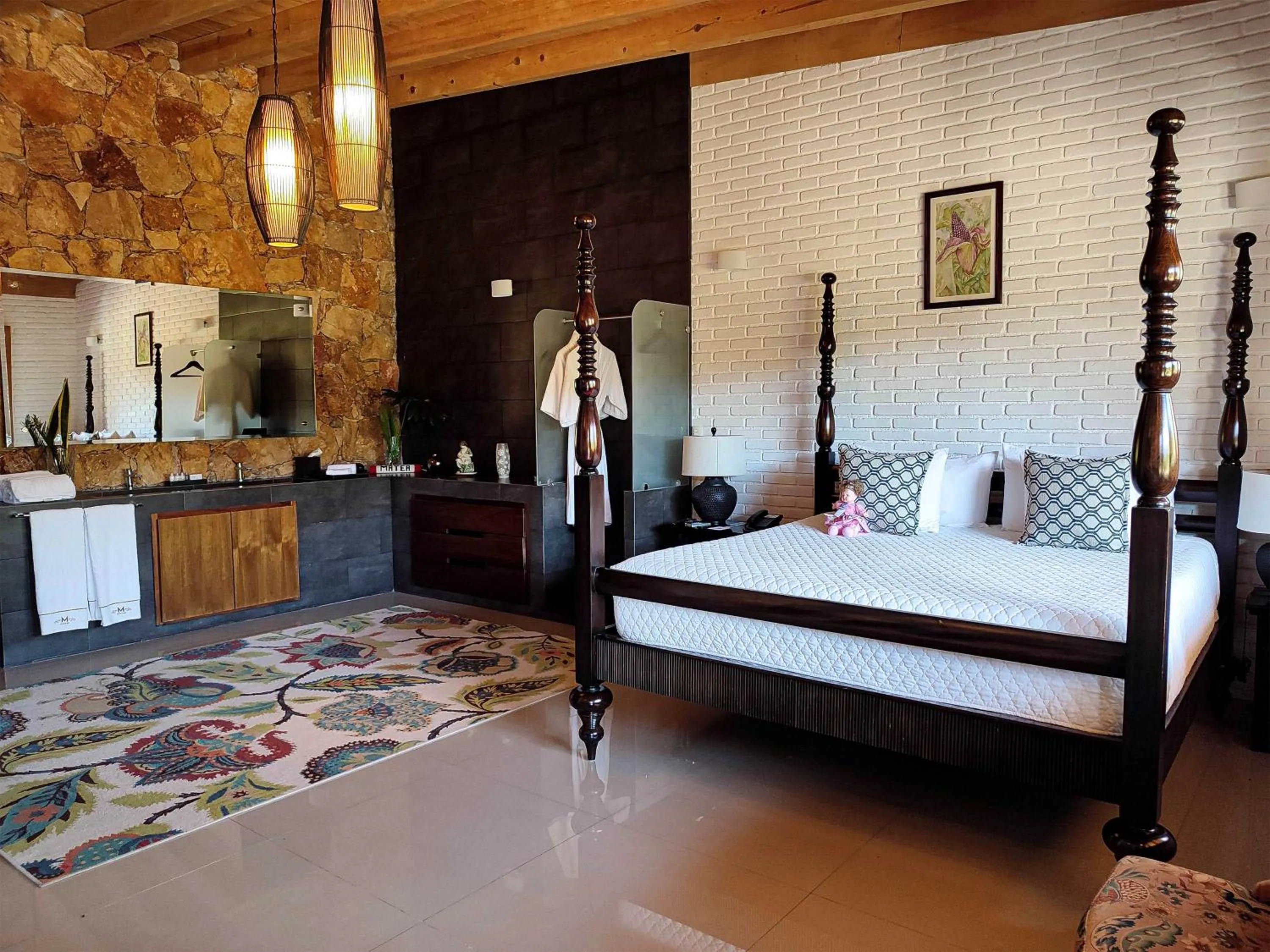 Bed in Hotel Boutique Matea