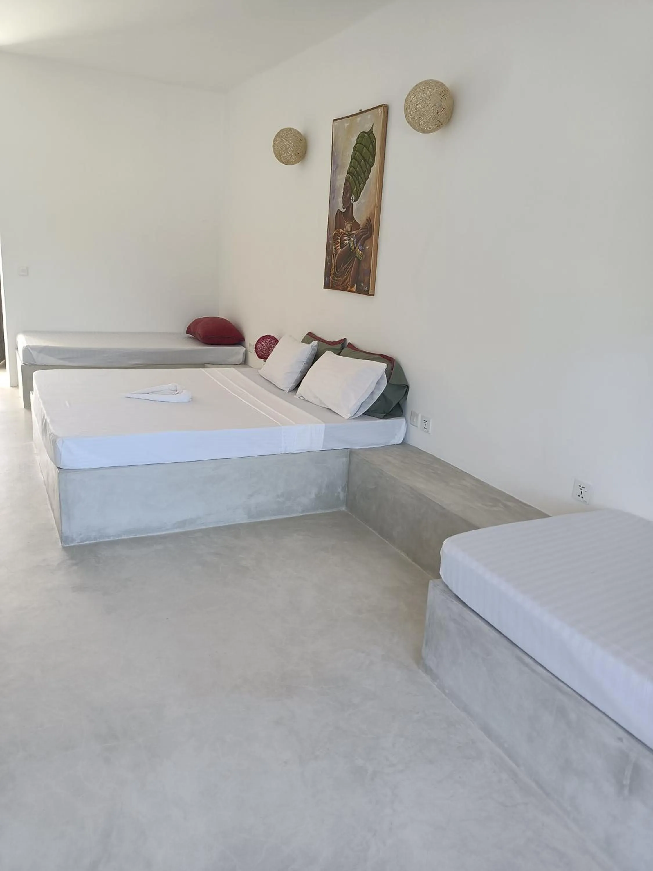 Bed in Ascot Watamu Resort