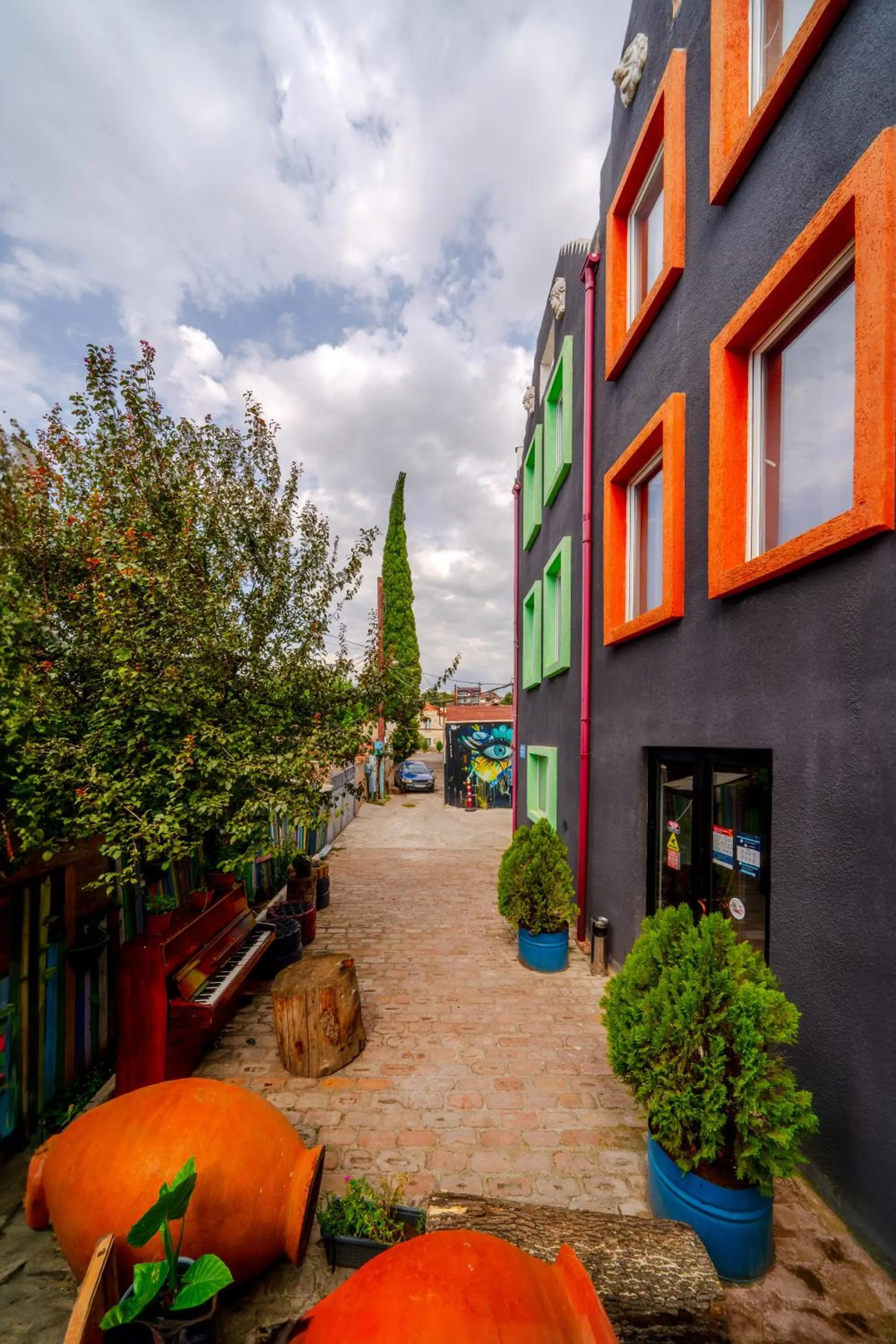 Street view in Hotel Tato & CoWorking space