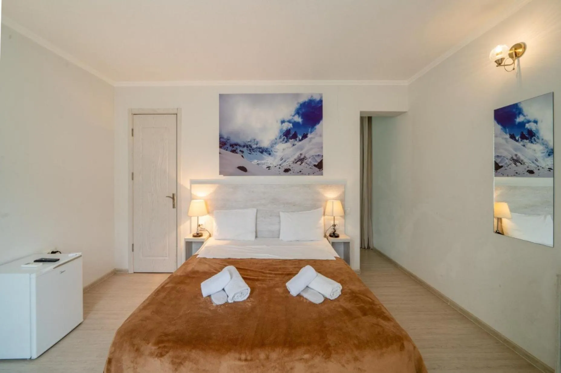 Bed in Hotel Tato & CoWorking space