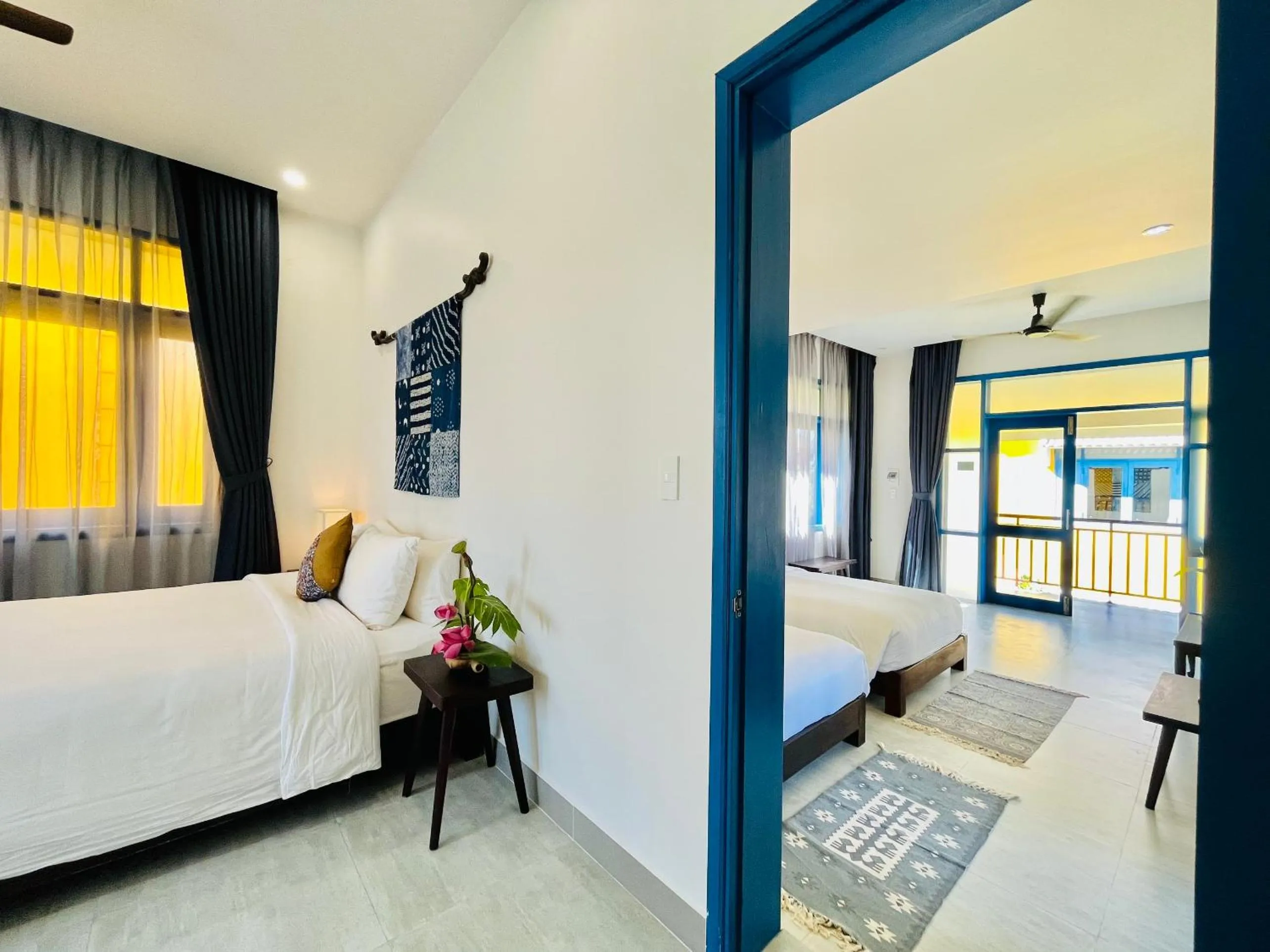 Photo of the whole room, Bed in Chez Mimosa Rice Field Retreat