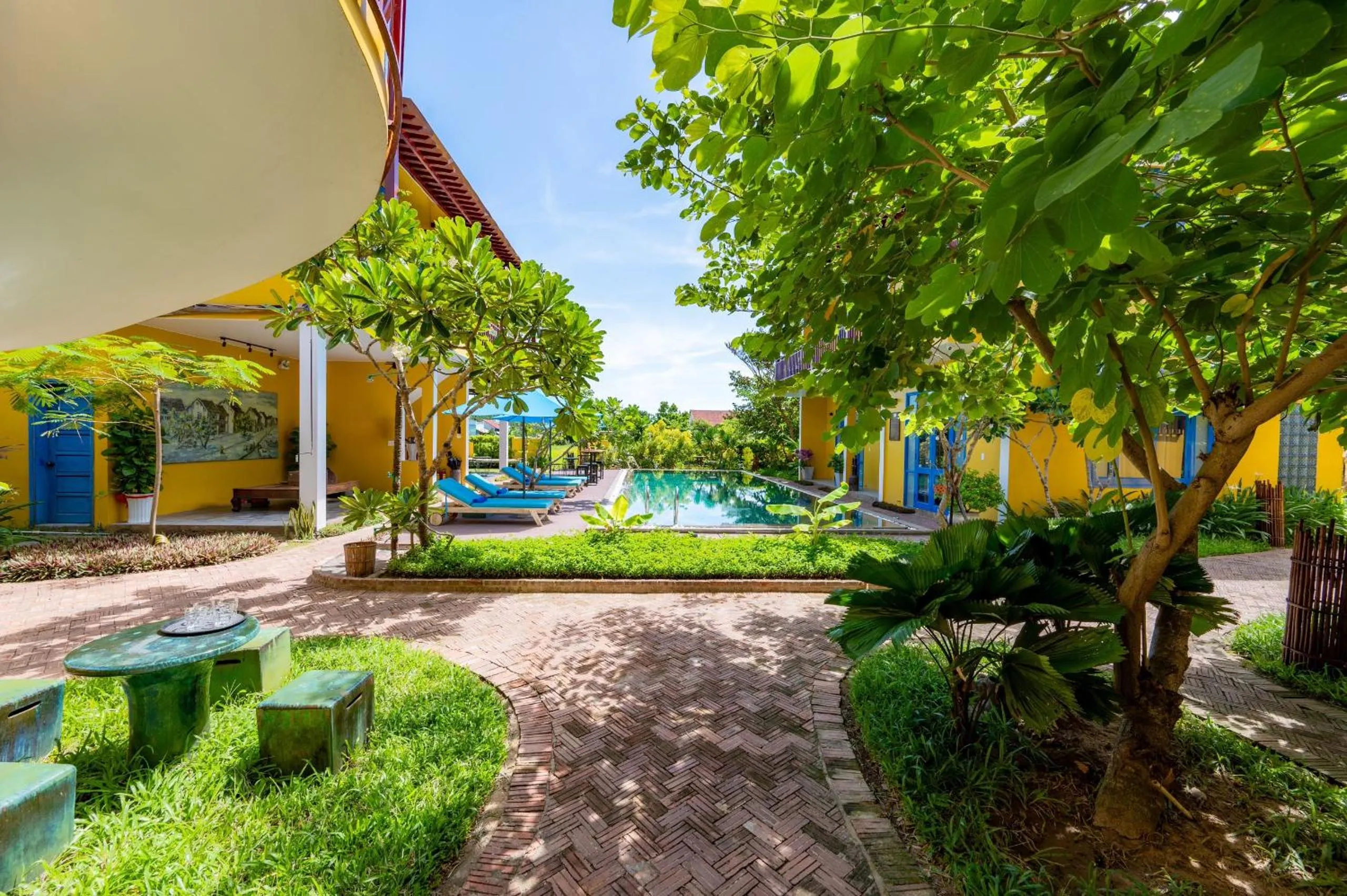 Natural landscape in Chez Mimosa Rice Field Retreat