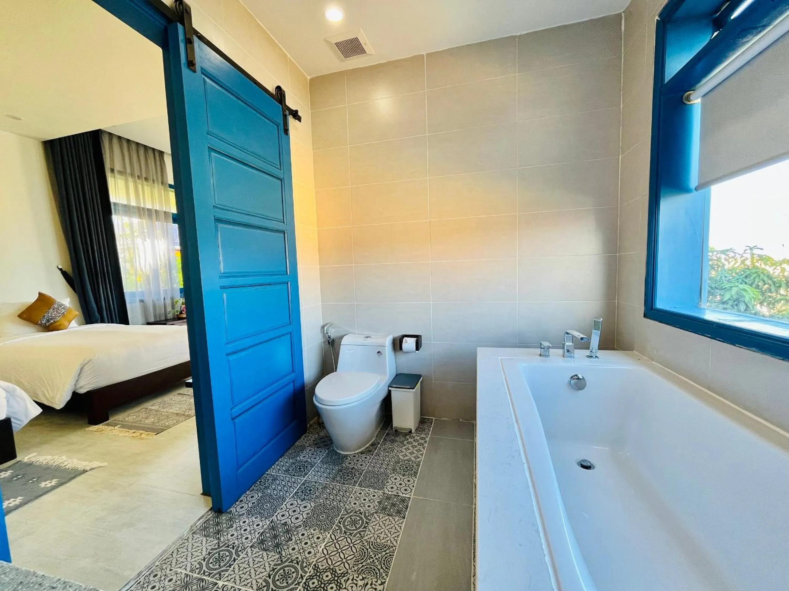 Bedroom, Bed in Chez Mimosa Rice Field Retreat