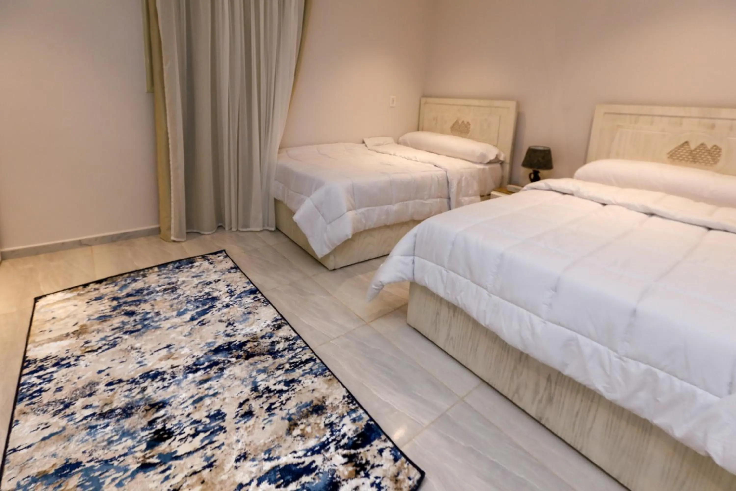 Bed in Pyramids Land Hotel