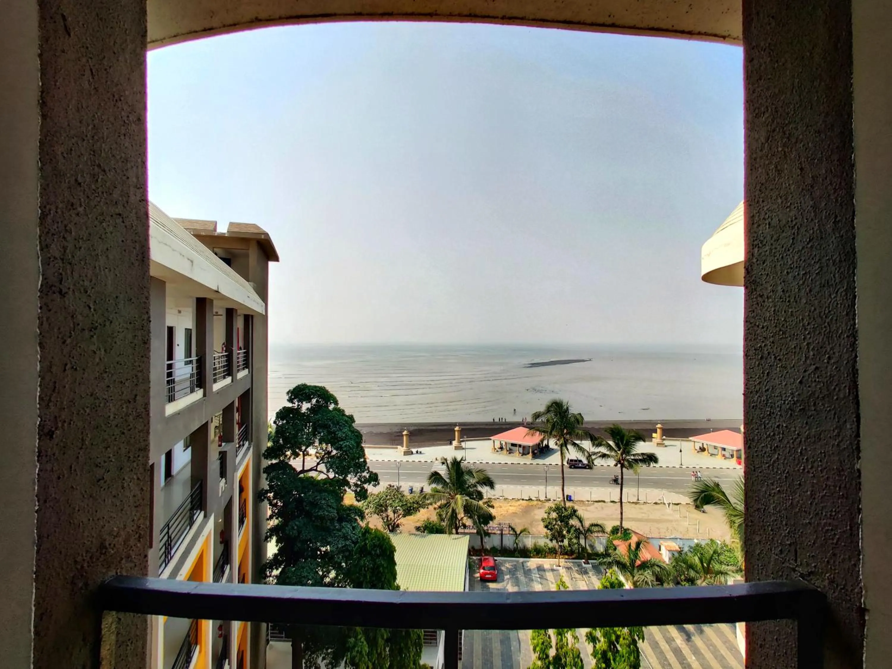 Sea view in Golden Chariot Hotel Daman