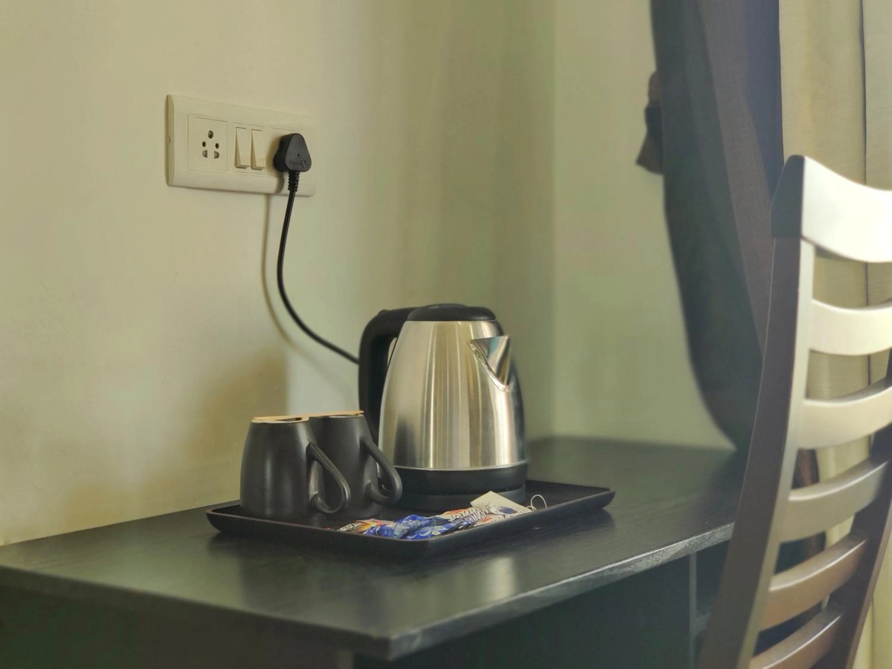 Coffee/tea facilities in Golden Chariot Hotel Daman