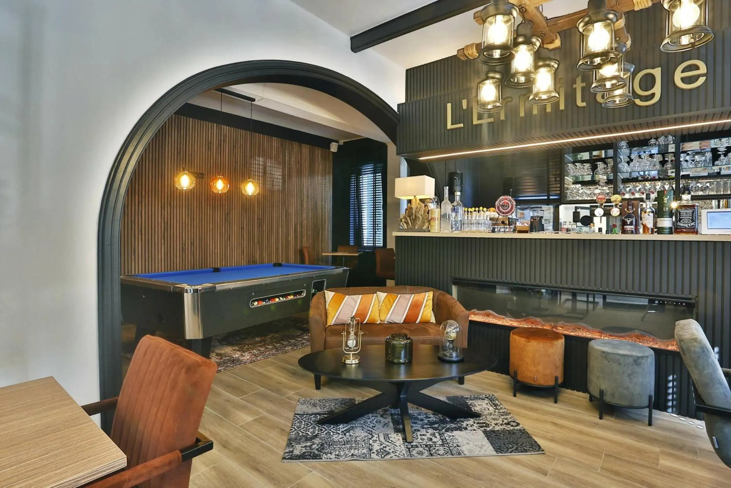 Lounge or bar in Hotel L'ermitage