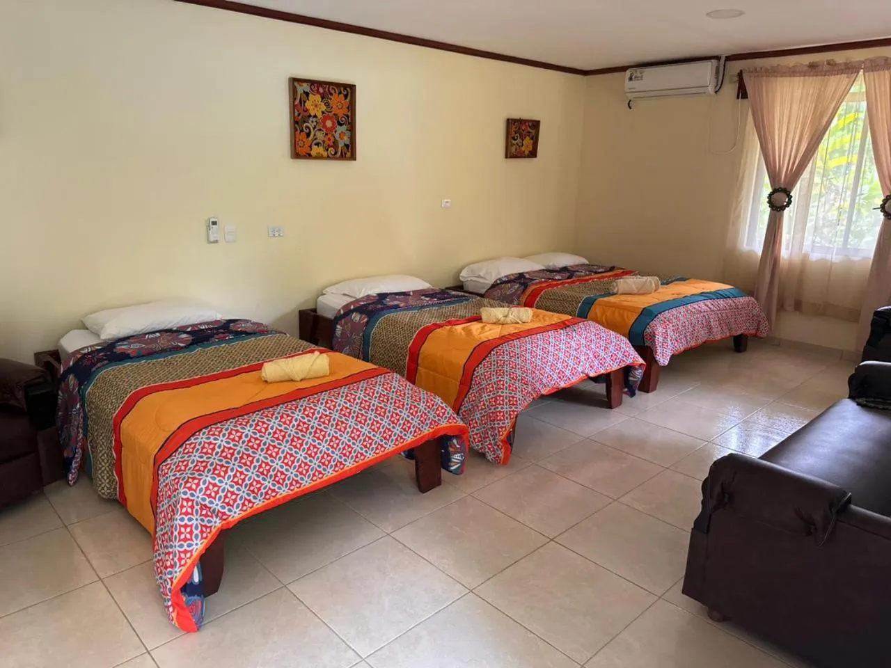 Bed in RIVER SIDE LODGE