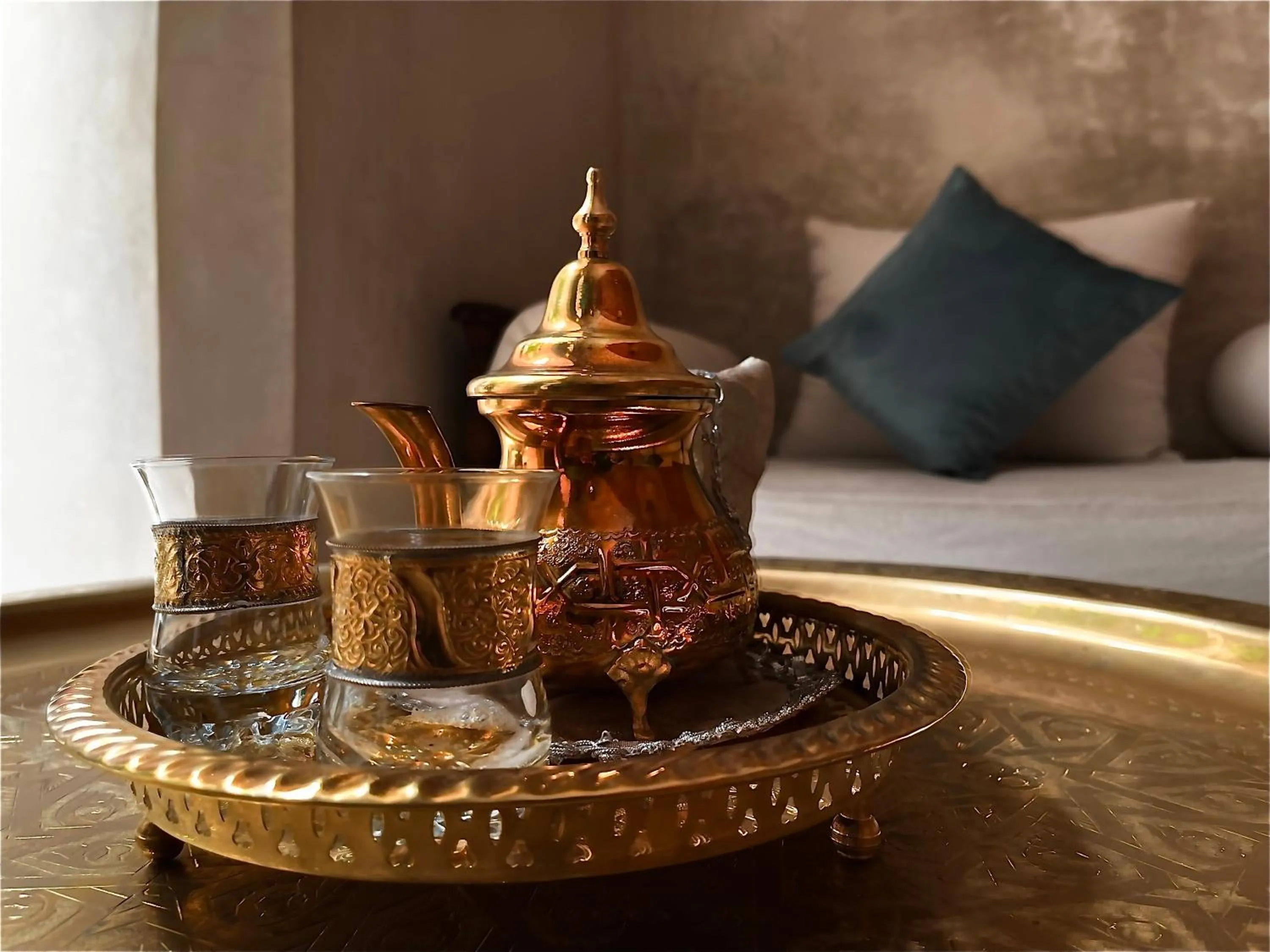 Decorative detail in Riad Dar Zaouia