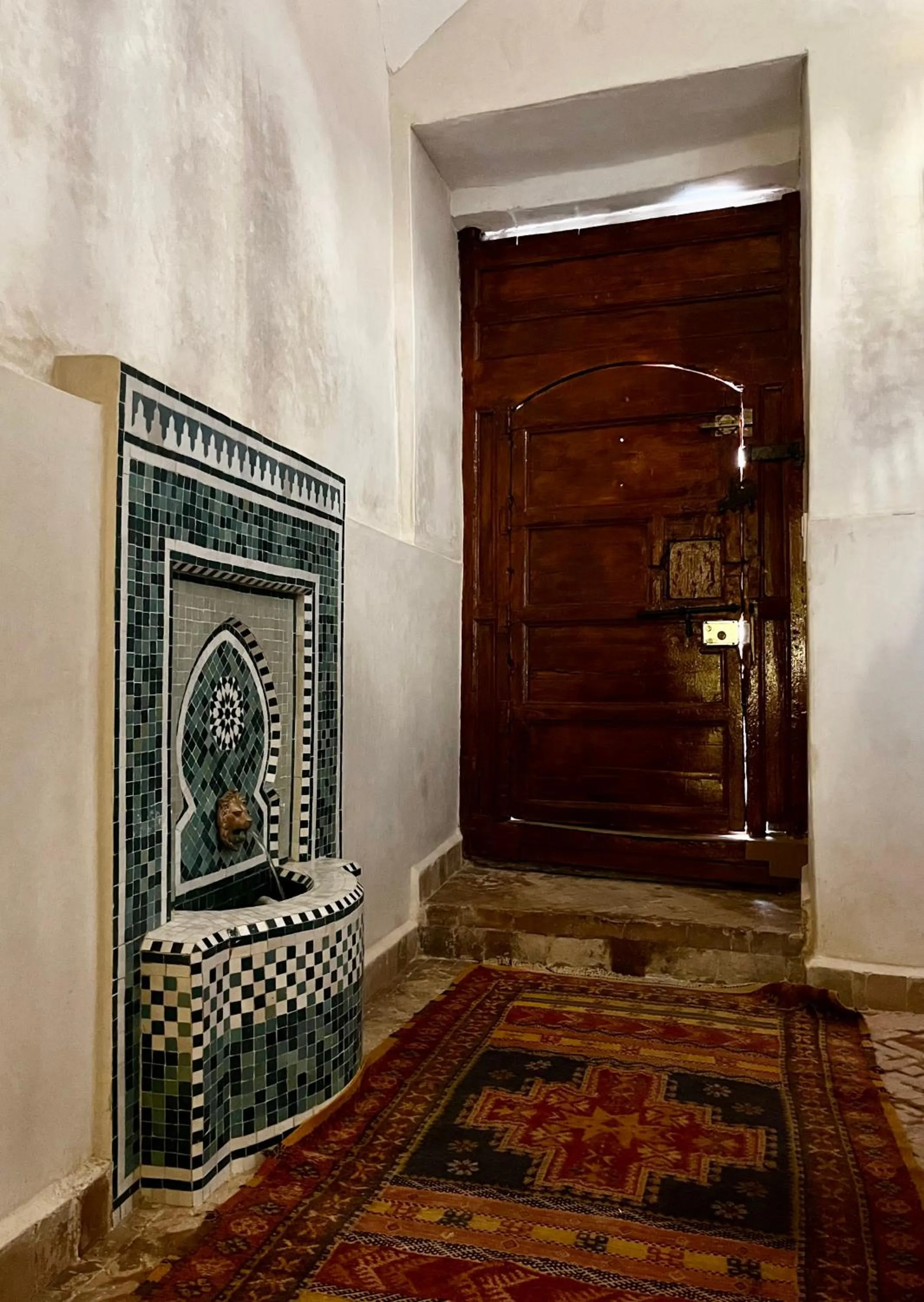 Decorative detail in Riad Dar Zaouia