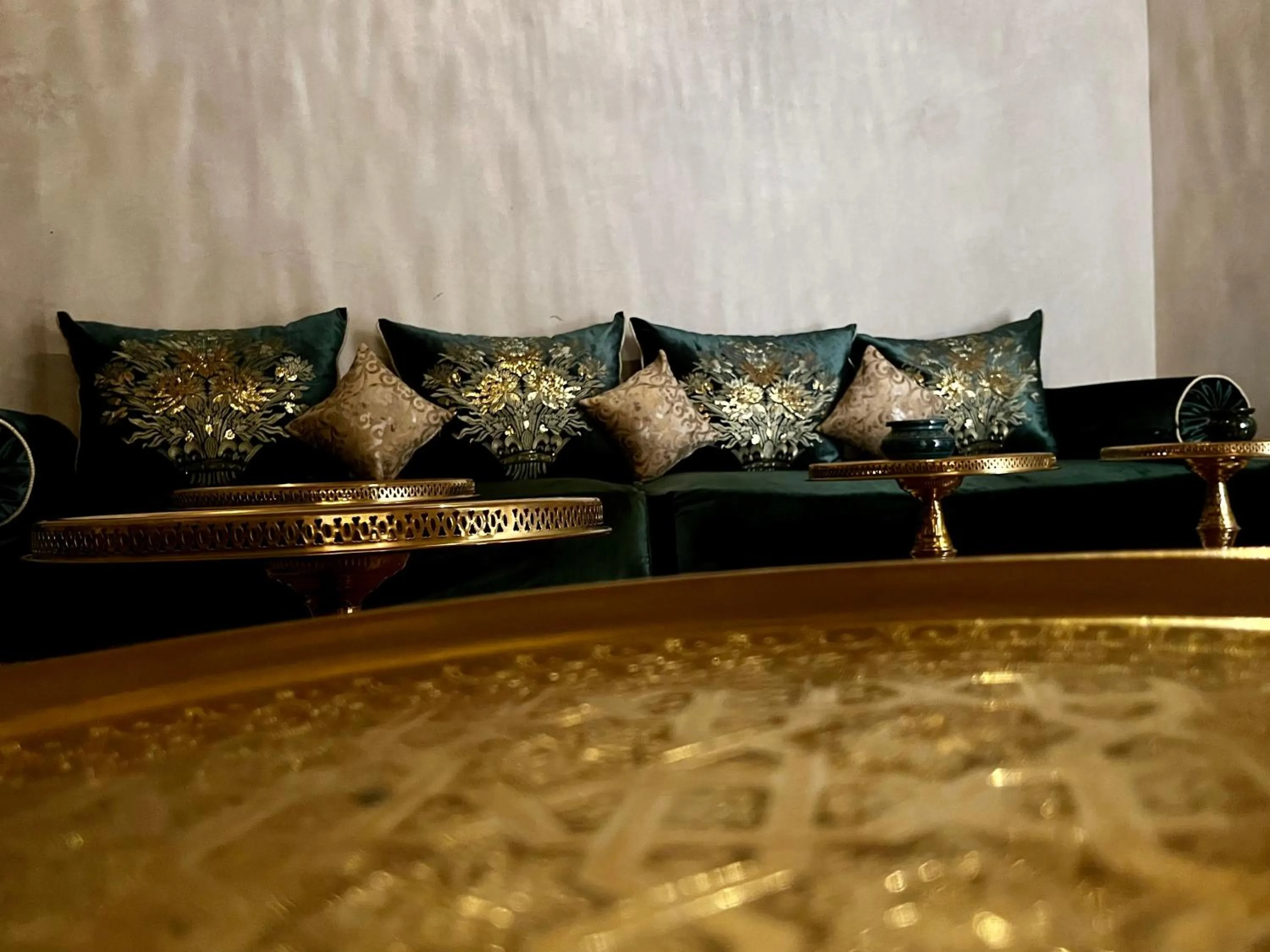 Communal lounge/ TV room in Riad Dar Zaouia