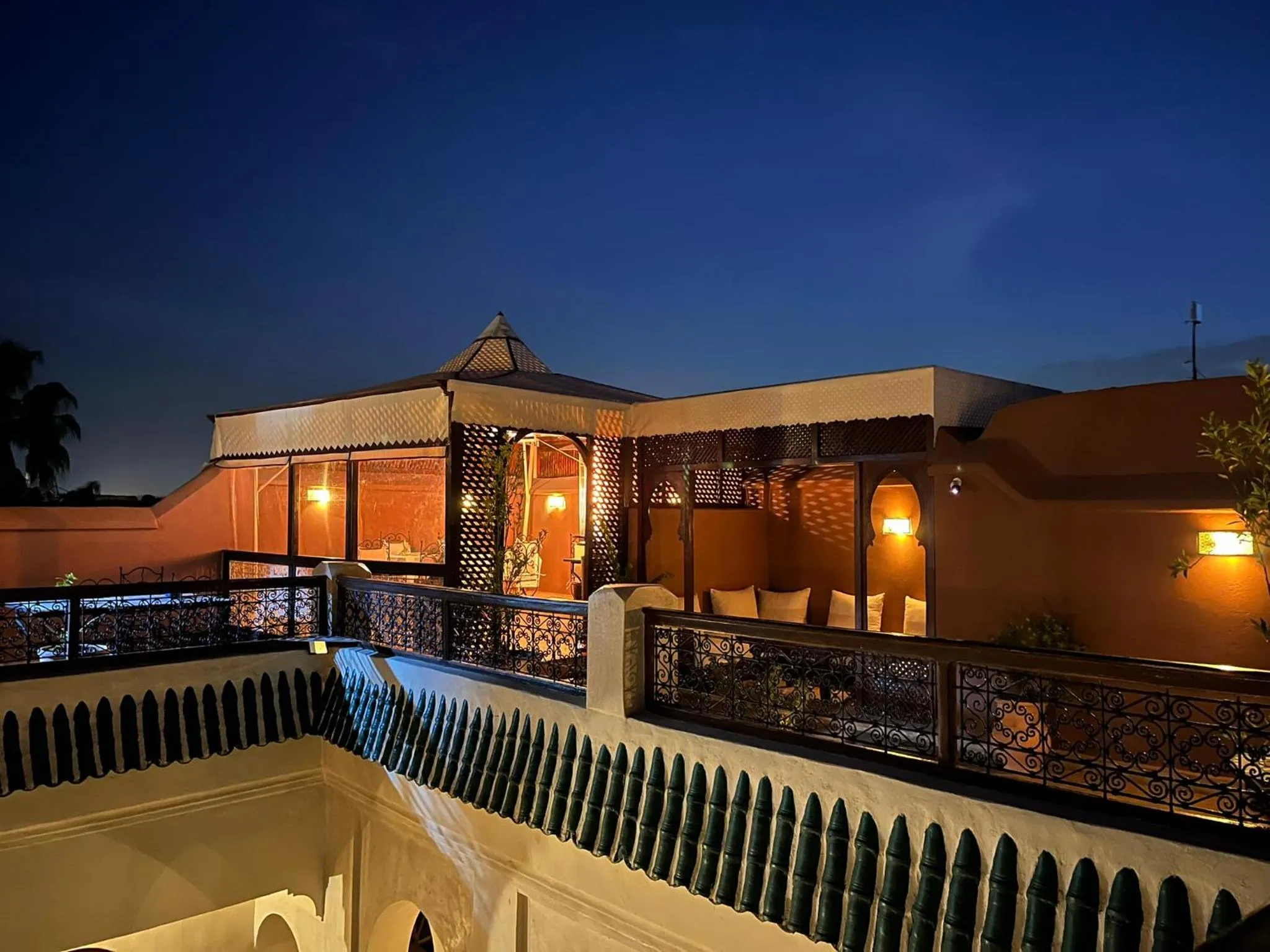 Balcony/Terrace in Riad Dar Zaouia