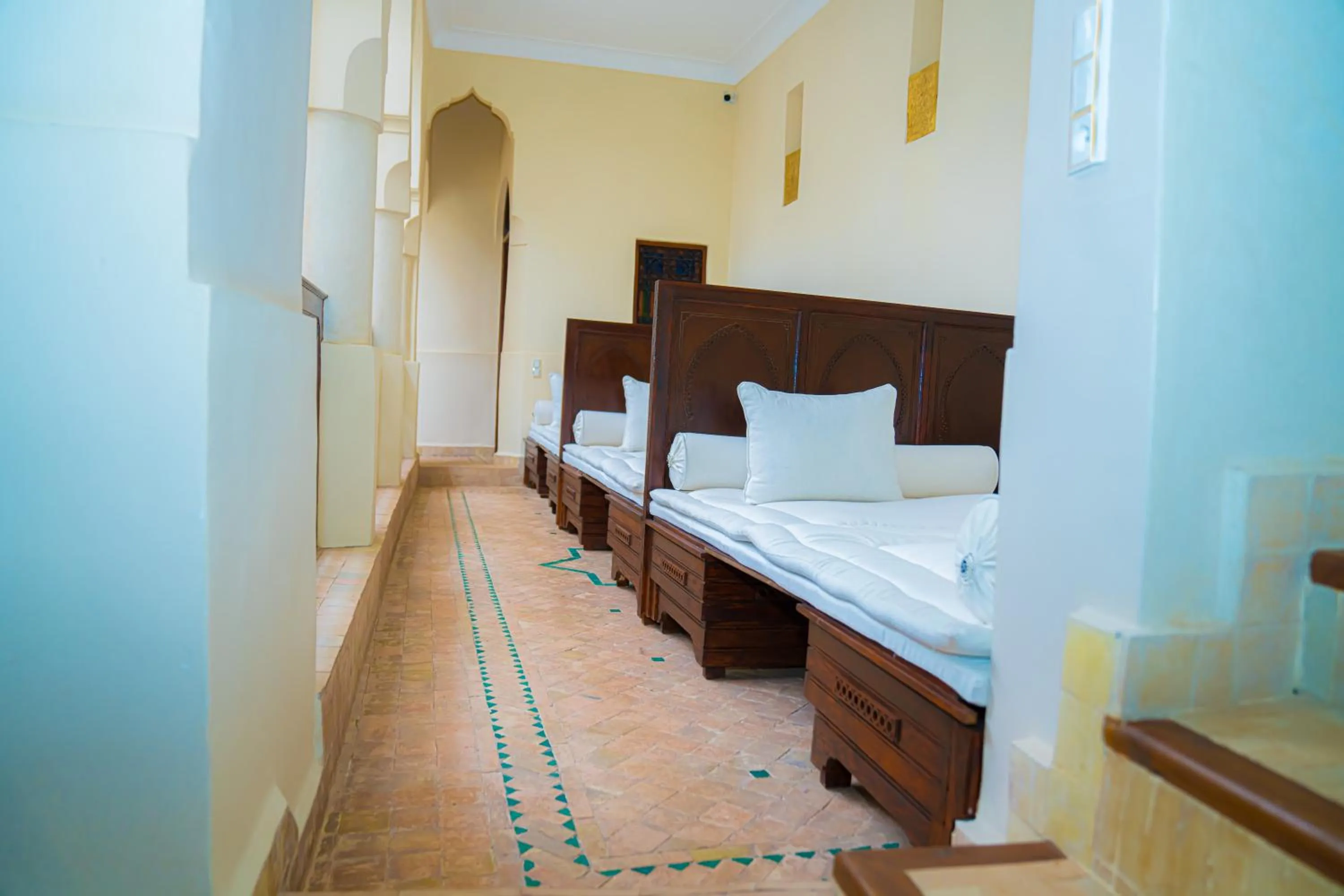 Living room, Bed in Riad Dar Zaouia
