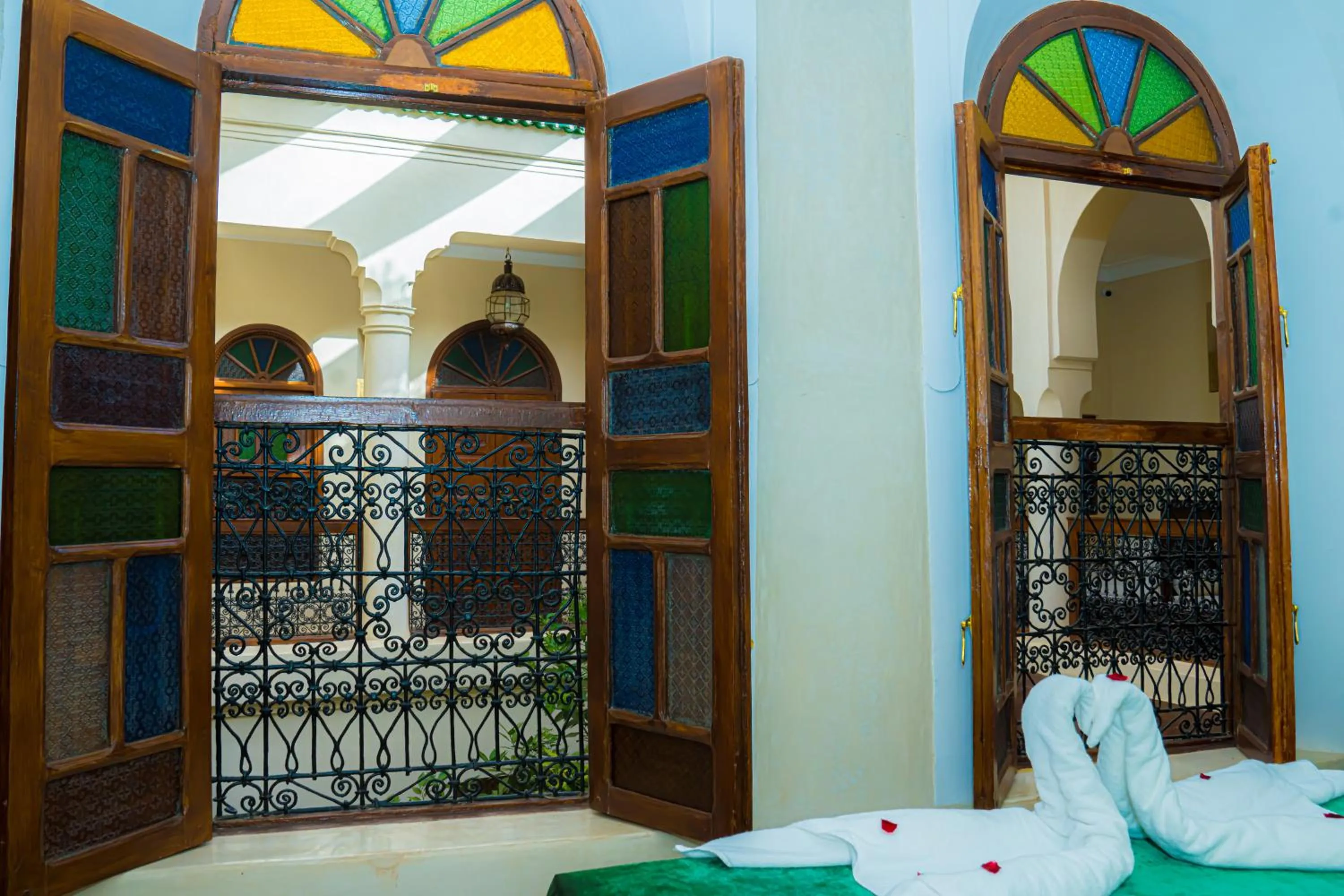 Garden view in Riad Dar Zaouia
