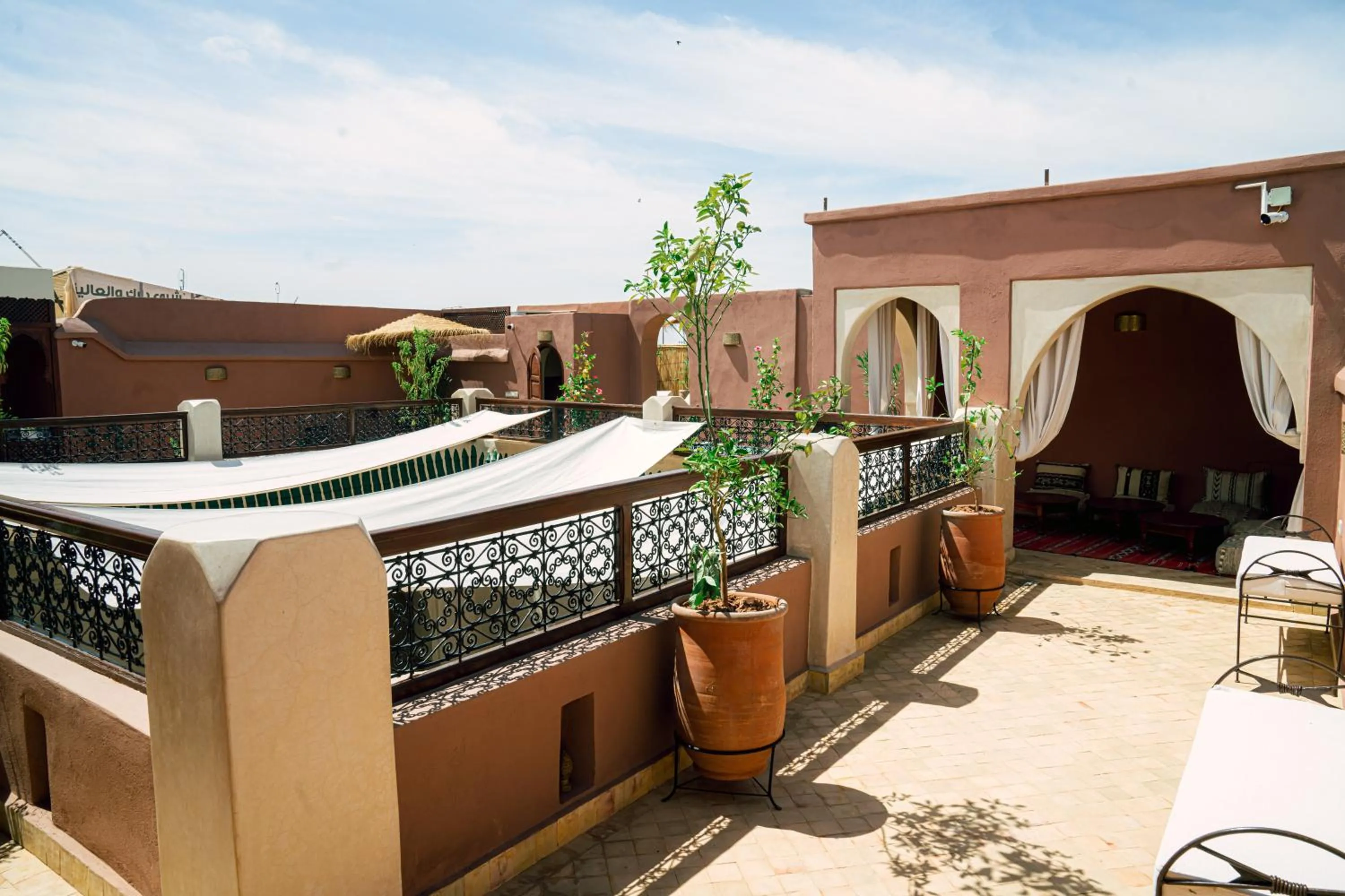 Balcony/Terrace in Riad Dar Zaouia